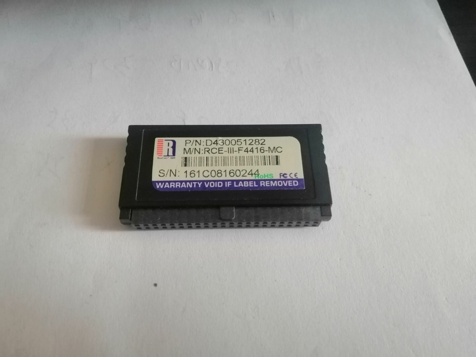 16GB 44PIN Disk On Module PATA/IDE/EIDE RCE-III-F4416