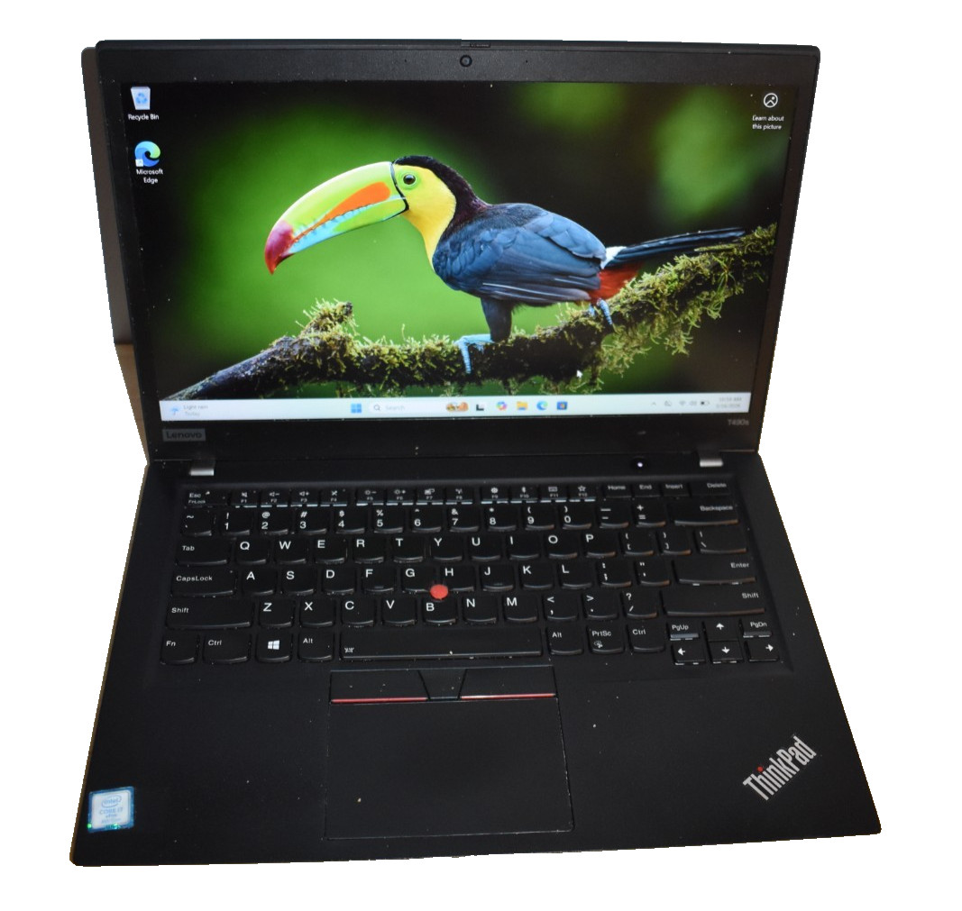 Lenovo Thinkpad T490s Intel Quad Core i7-8665U 8GB RAM 128GB SSD Windows 11 Pro