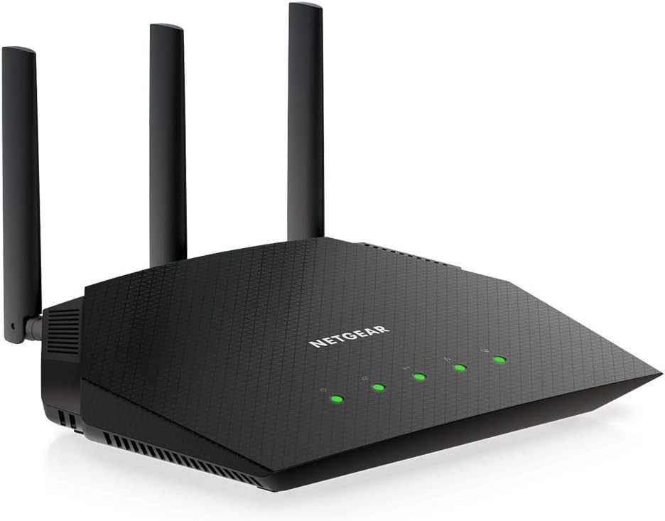 Netgear RAX10-100NAS 4-Stream AX1800 Dual-Band WiFi 6 Router Up to 1.8 Gbps