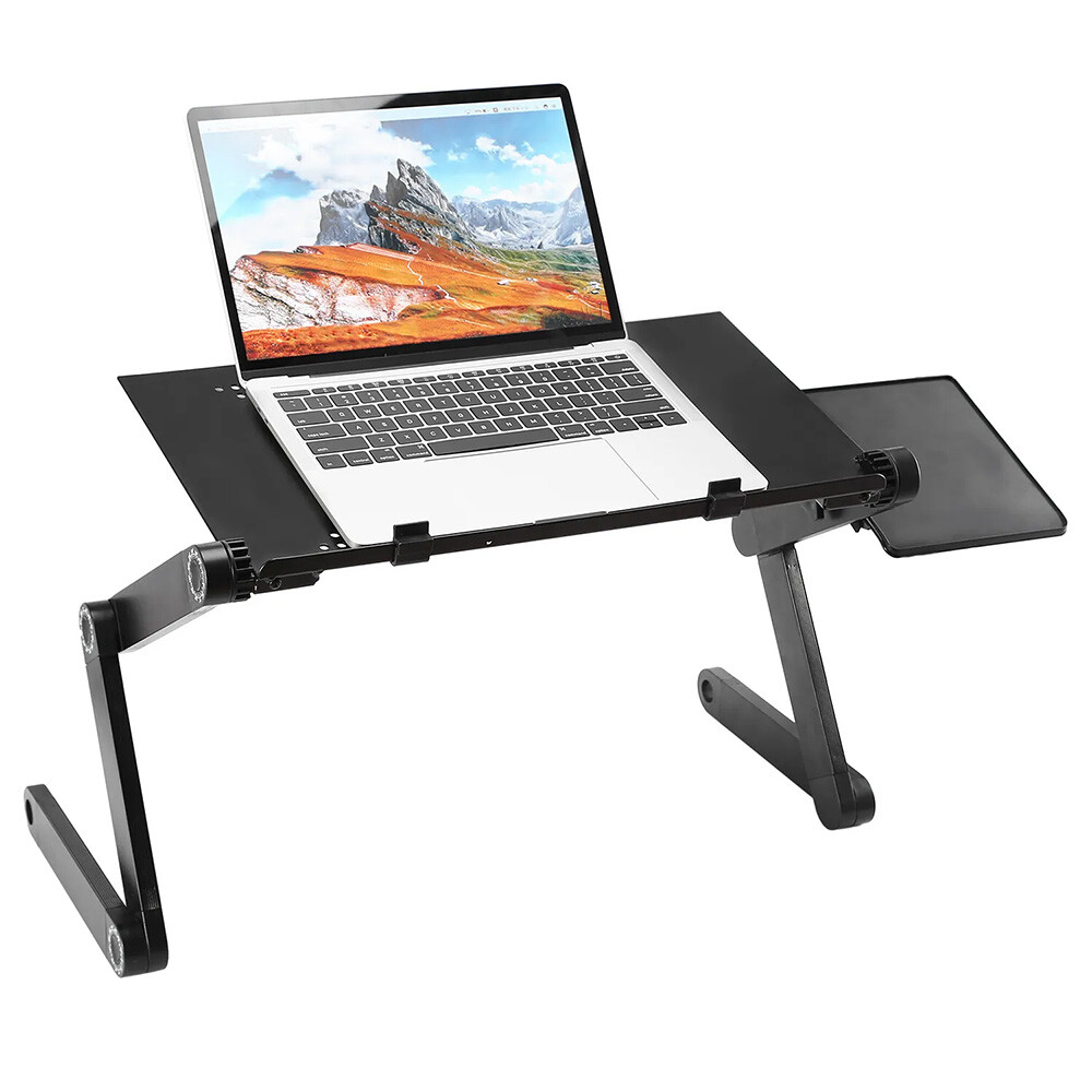 360° Adjustable Laptop Table Stand Lap Sofa Bed Tray Computer Notebook Desk New