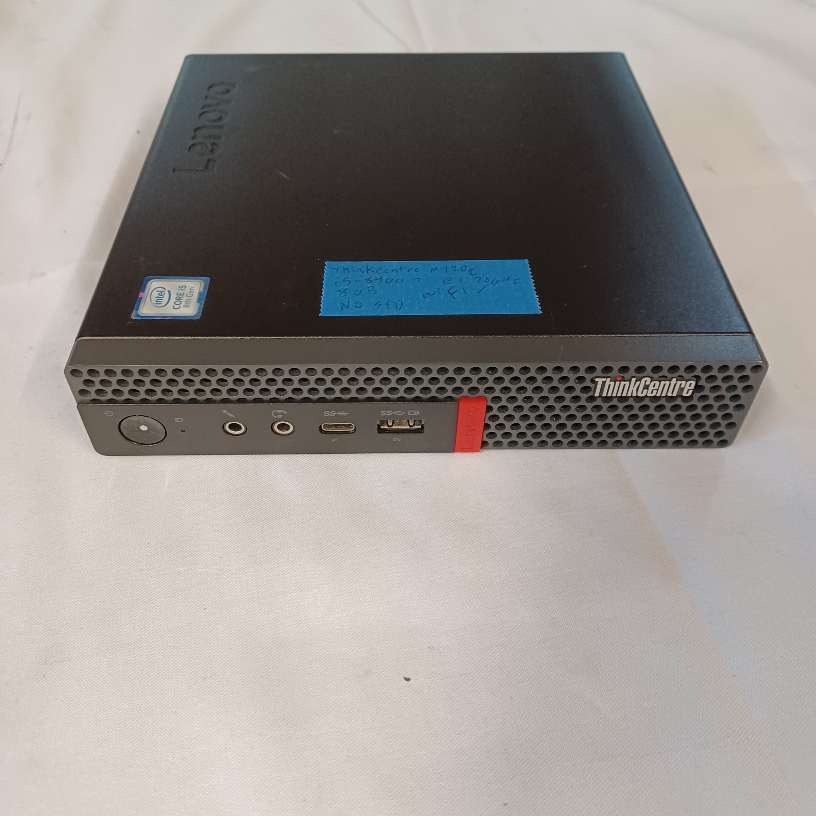 Lenovo ThinkCentre M720q i5-8400T 16GB NO SSD No Power Adapter
