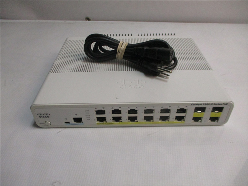 Cisco Catalyst 2960 C Series PoE Switch 20 Port 2 SFP Tested