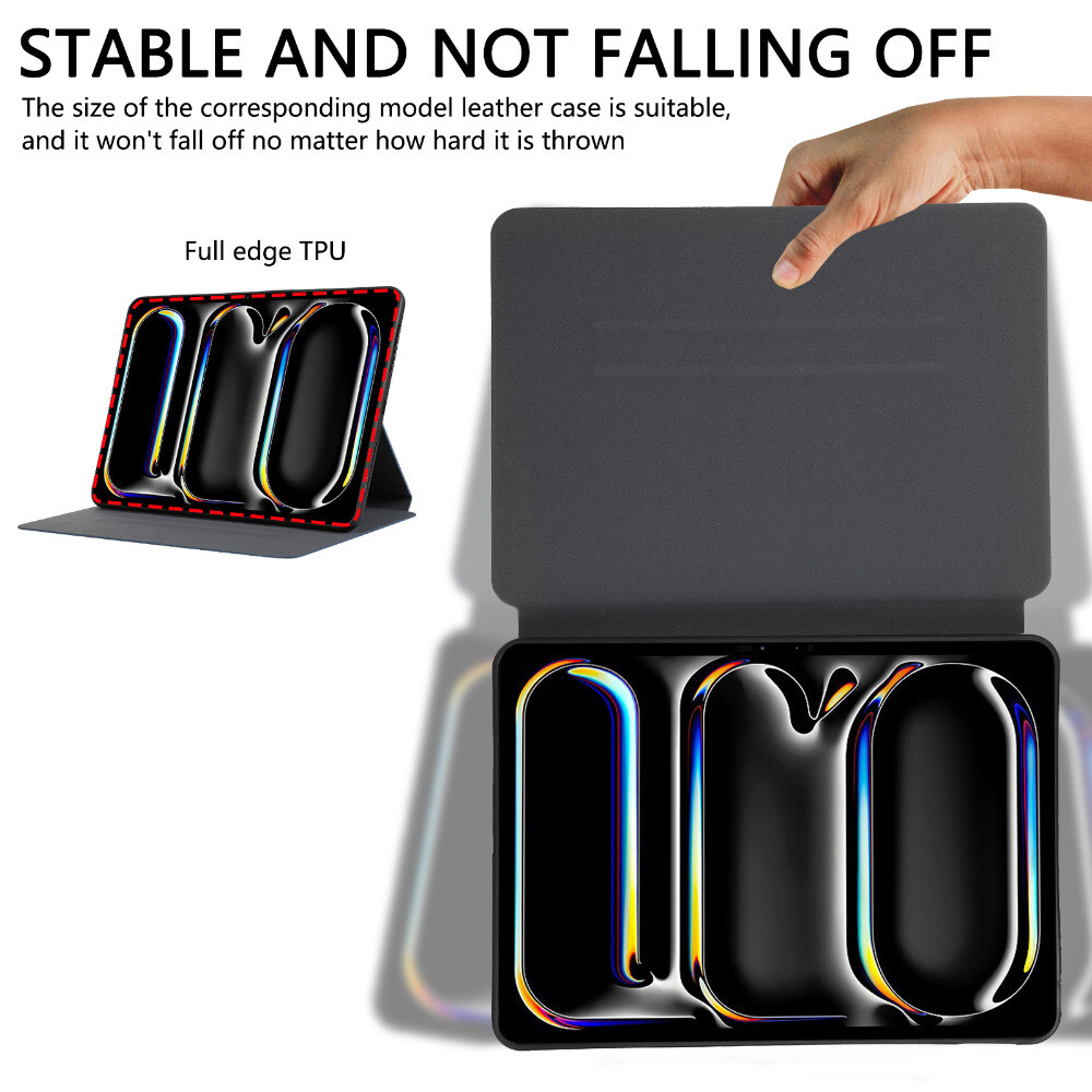 TPU Leather Case for iPad Mini 7 (A17 Pro) 2024 / iPad Mini 6 2021 Stand Cover