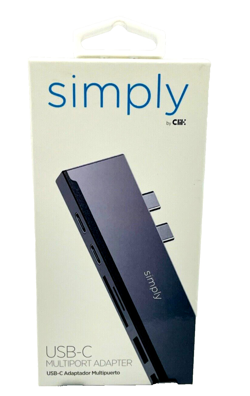 USB-C Multiport Adapter 7 in 1, USB 3.0, SD Micro SD USB-C HDMI POWER