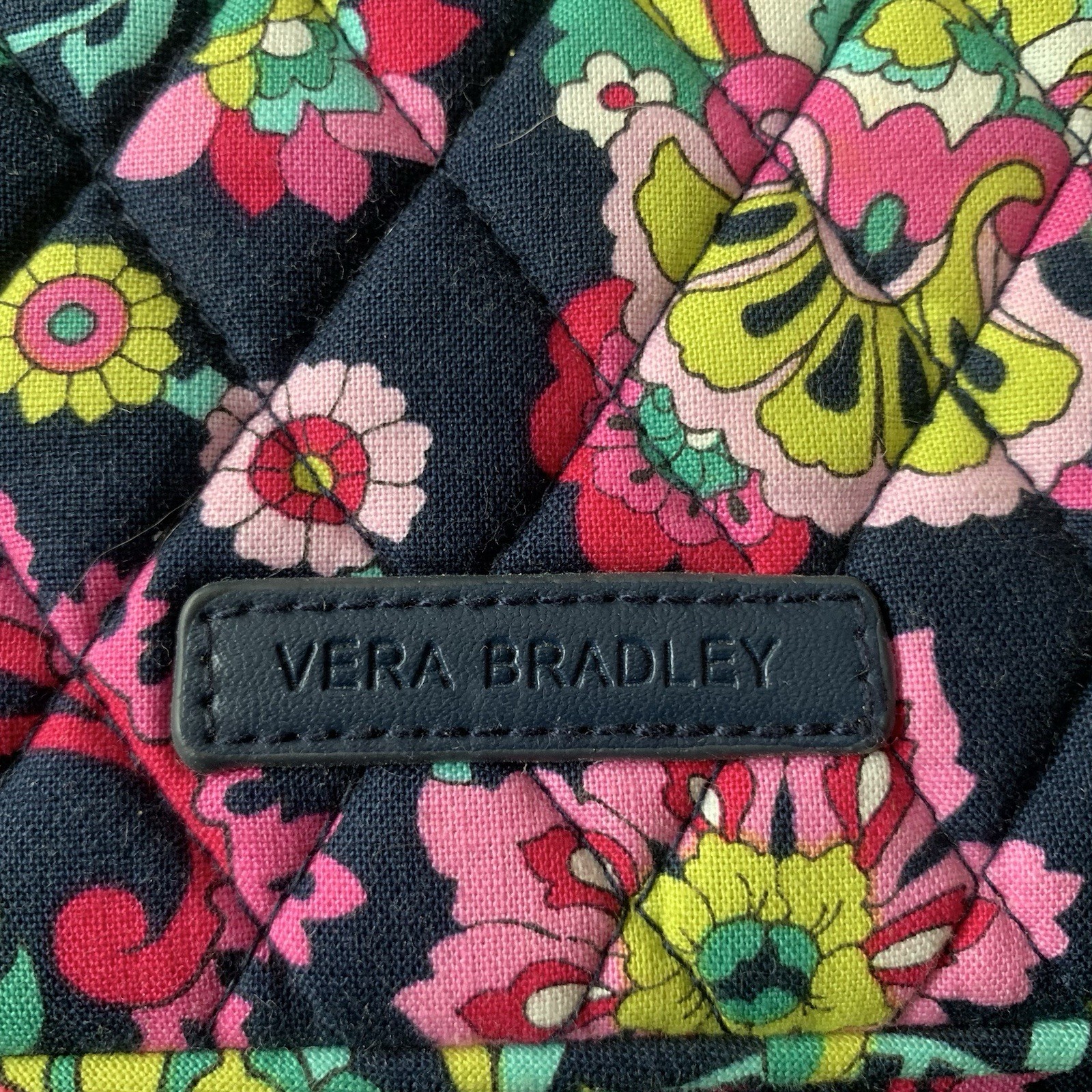 VERA BRADLEY Quilted Zippered iPad Tablet Case Retired Petal Paisley