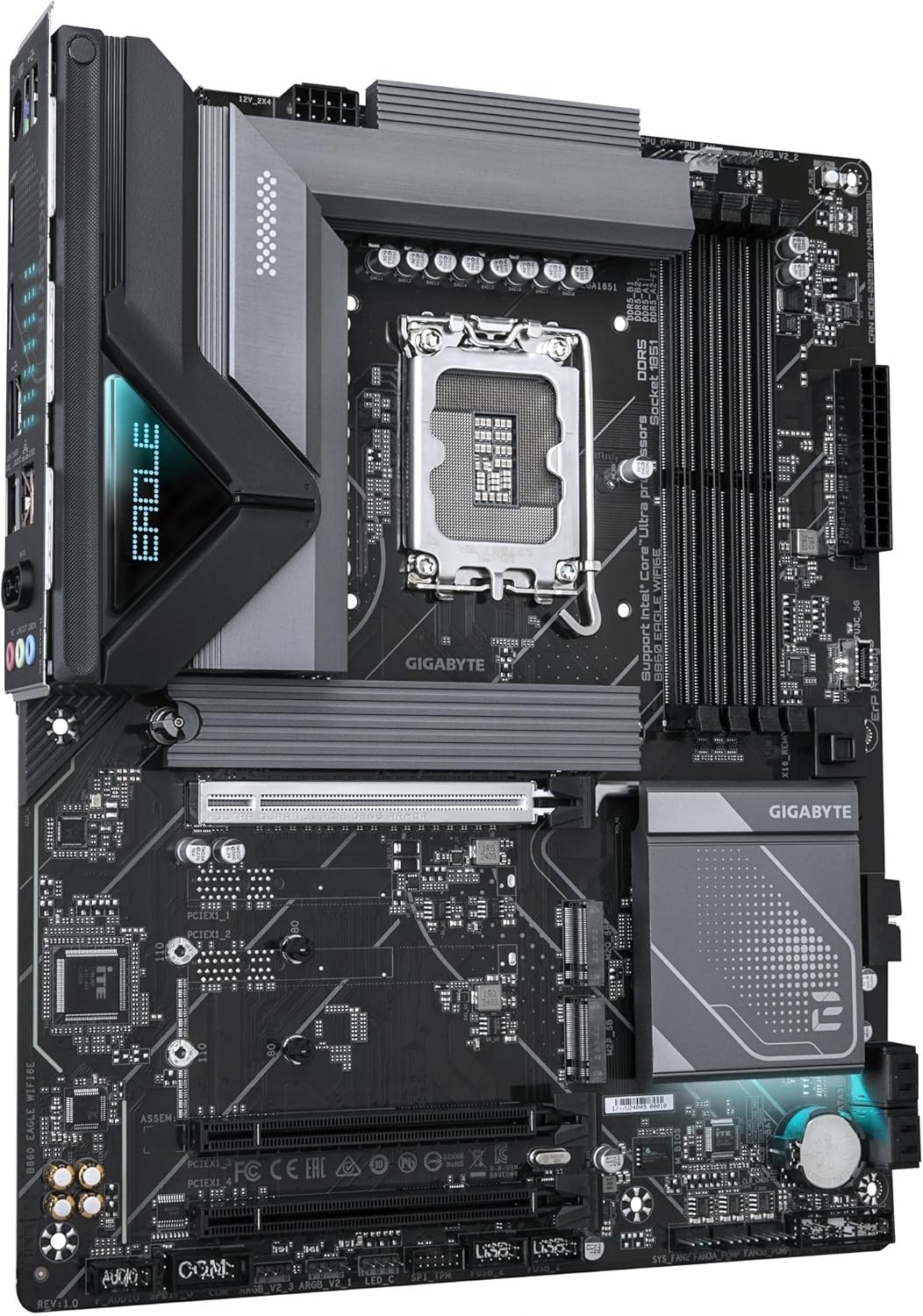 Gigabyte B860 Eagle WIFI6E Intel Core Ultra (Series 2) LGA 1851 Motherboard New!