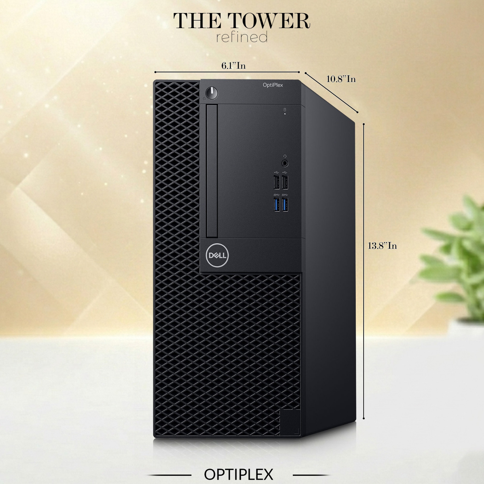 Dell Desktop Tower PC i5-9th 16GB RAM 512GB SSD Wireless-KB&M Built-in Wi-Fi W11