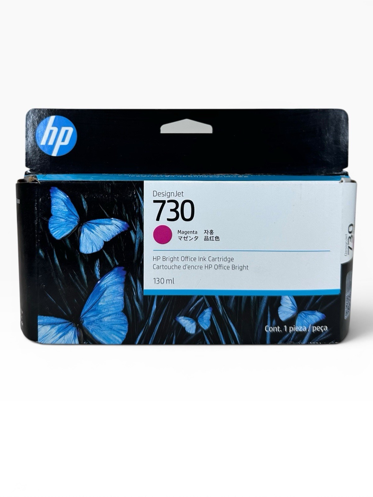11/2027 Genuine HP 730 Magenta 130ml Cartridge P2V62A DesignJet T1600T1700 T2600