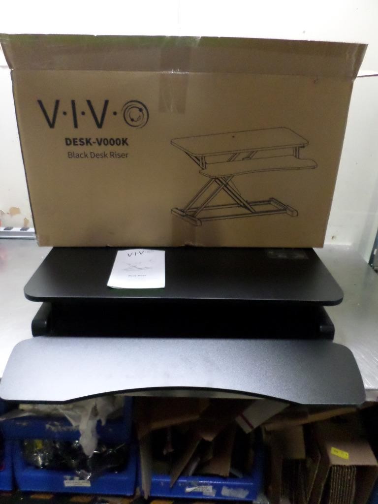 VIVO DESK-V000K Black Desk Riser (Damaged) See Pictures
