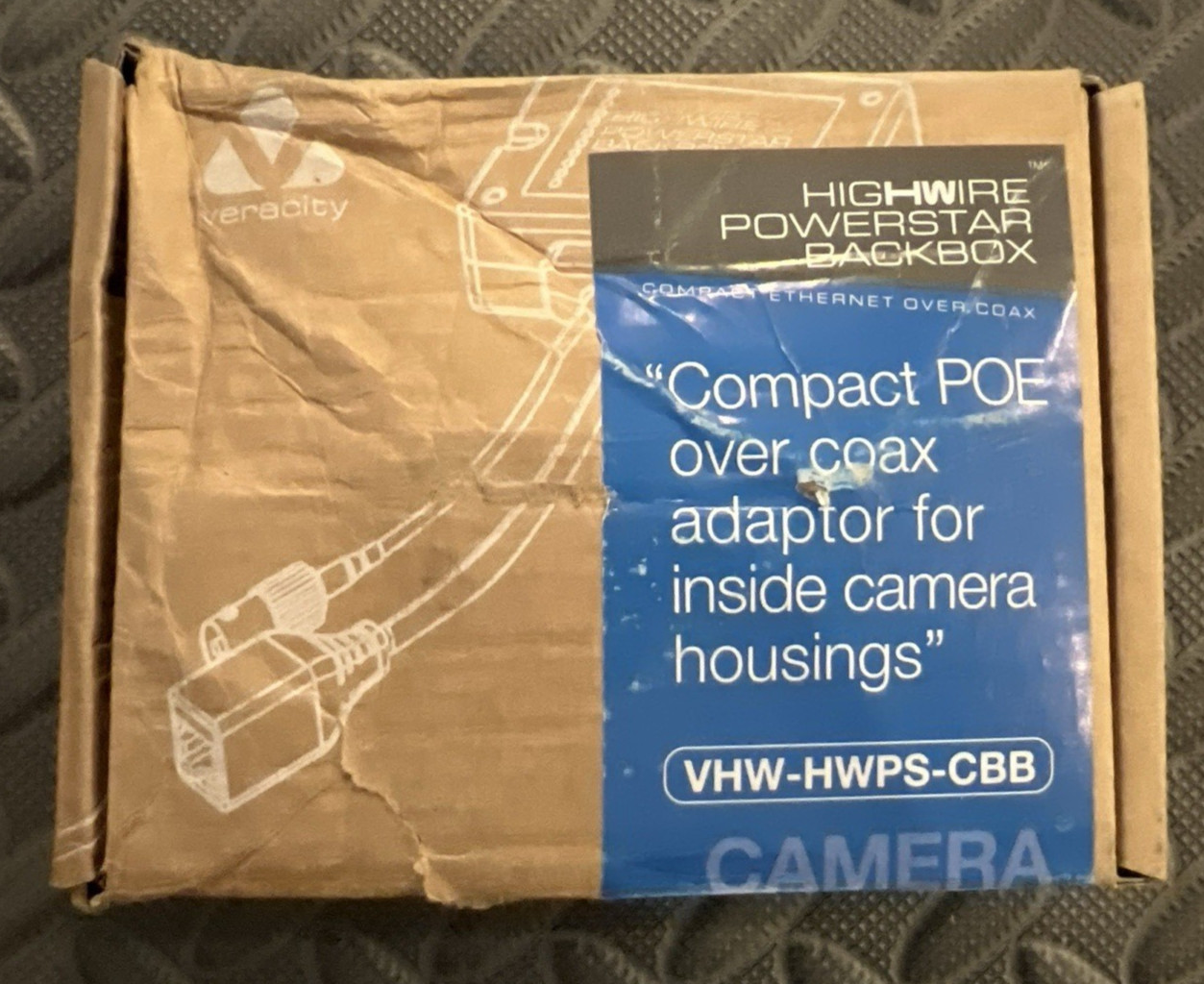 Veracity VHW-HWPS-CBB Highwire Powerstar Camera BackBox **DAMAGED**