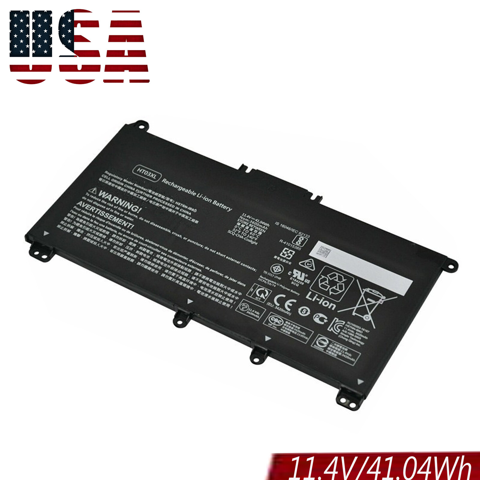HT03XL Battery for HP Pavilion 15-DA0XXX 15-CS0073CL 15-CS0061CL 15-DA0012DX