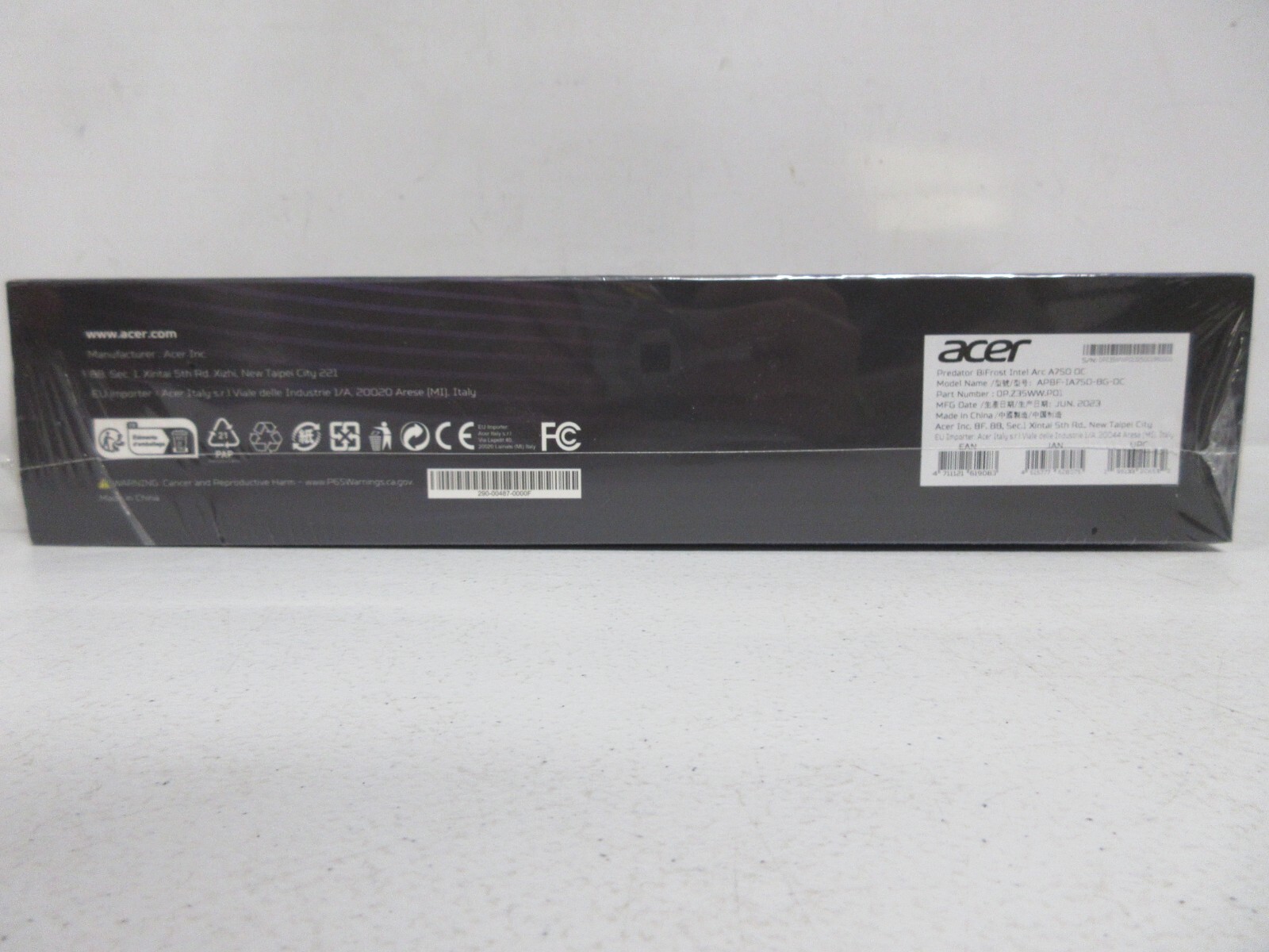 ACER Predator BiFrost Intel Arc A750 Overclocking Graphics Card 8GB GDDR6 NEW!!!