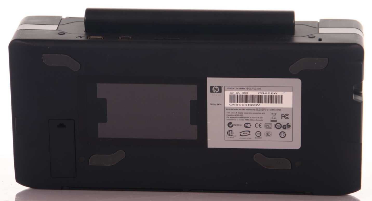 HP OfficeJet H470 SNPRC-0705 Portable Mobile Inkjet Printer w/ Case