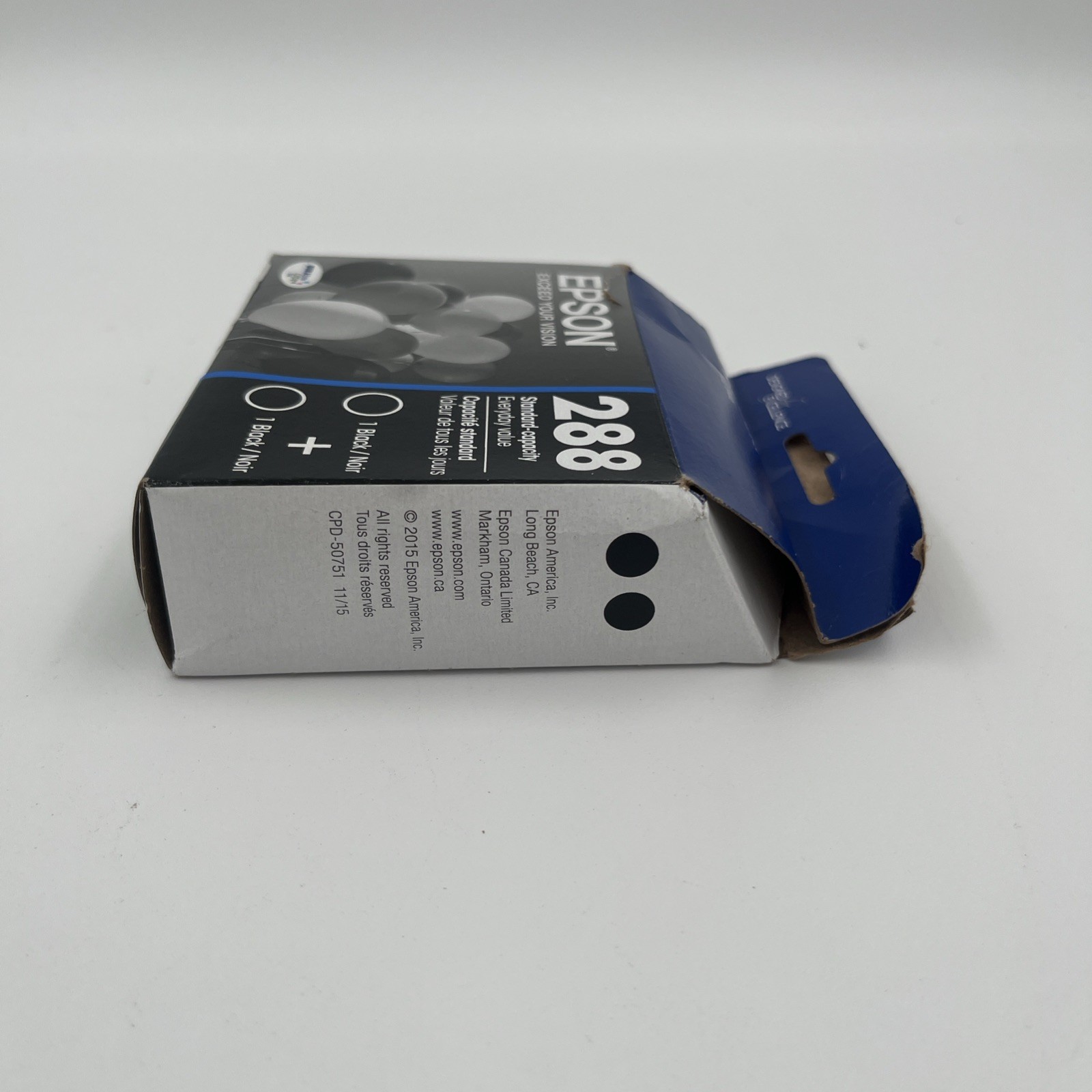 NEW! Genuine Epson 288 twin pack Black Ink Cartridge EXP 04/2028 Open Box