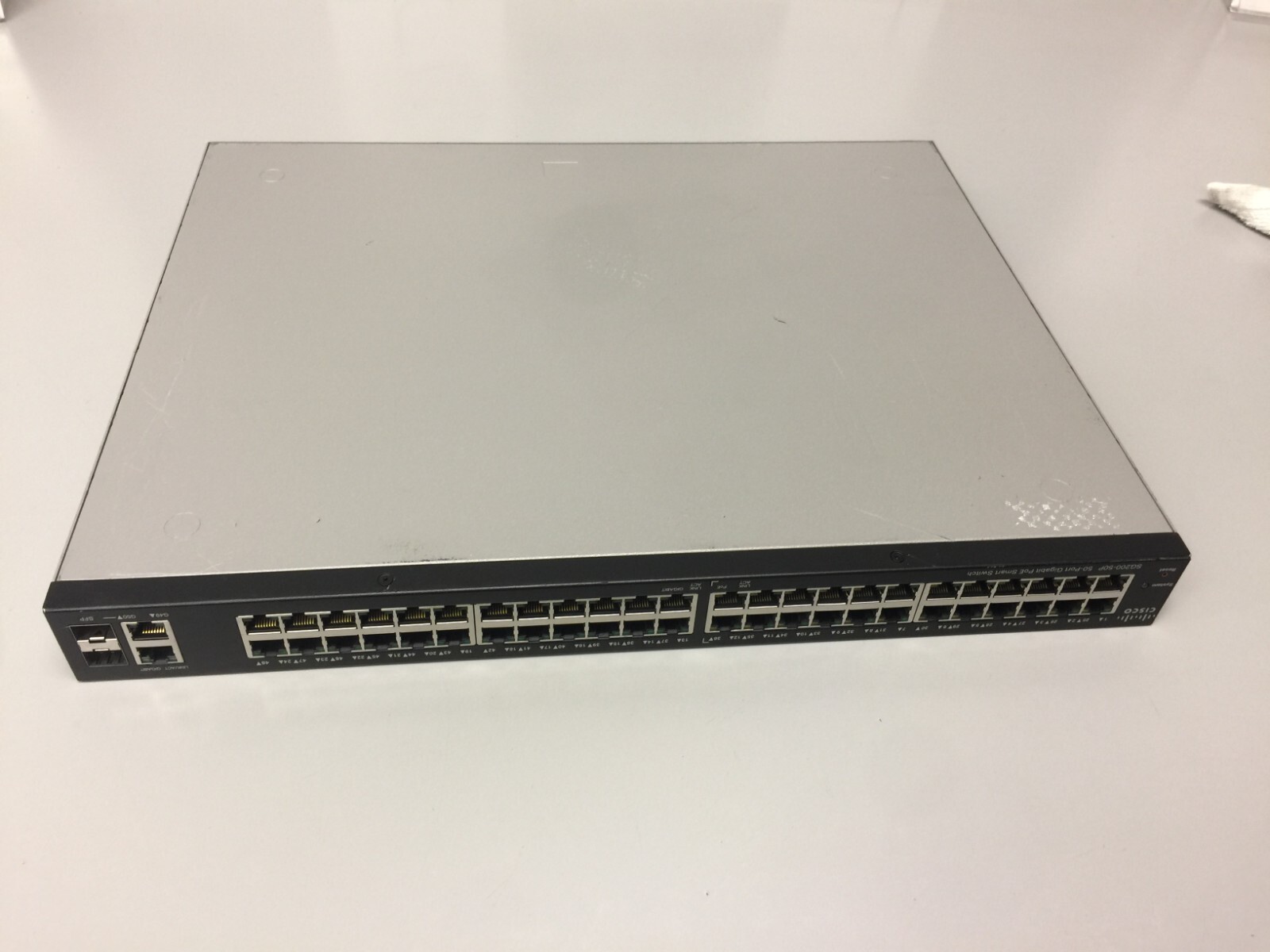 Cisco SG200-50P SLM2048PT-V04 50-Port Gigabit PoE Smart Switch