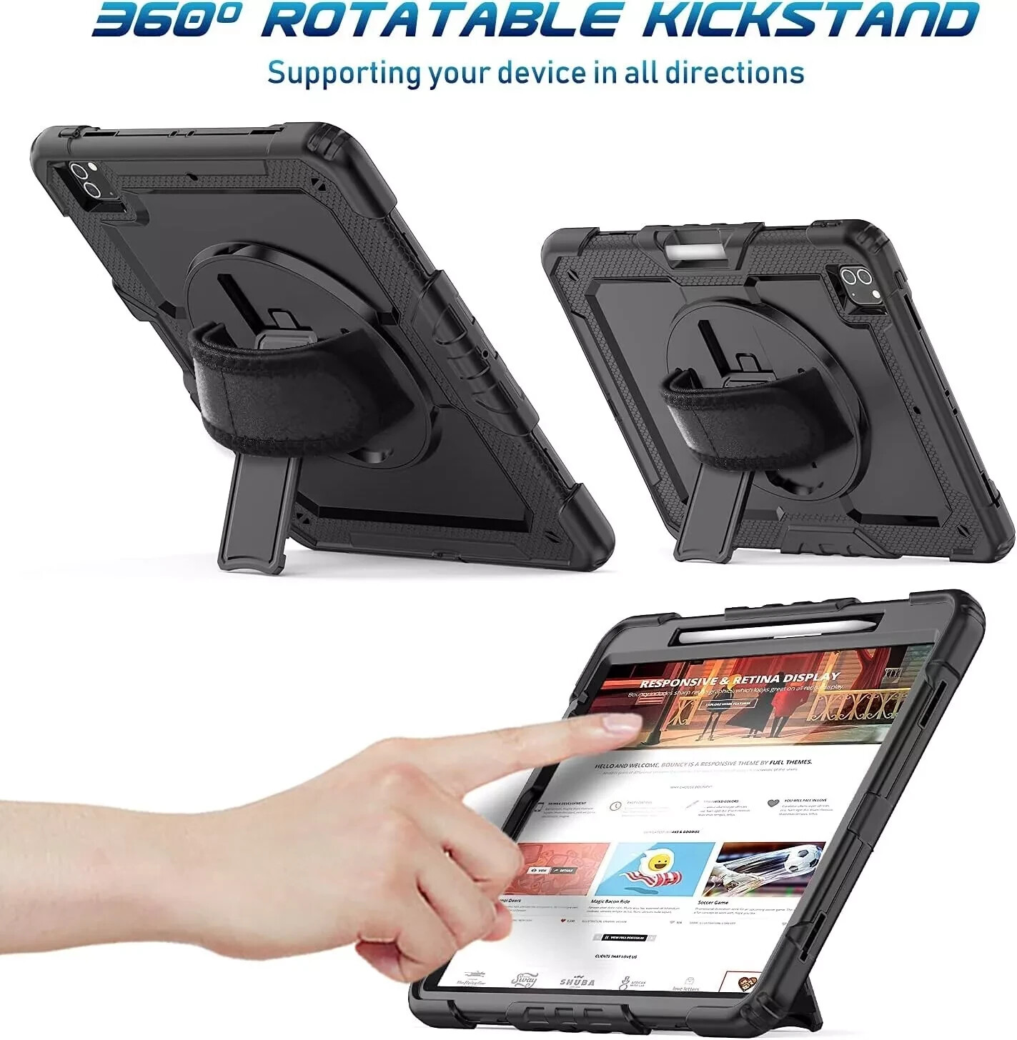 Case for iPad Pro 12.9 inch, 4th, 5th, 6th Generation
