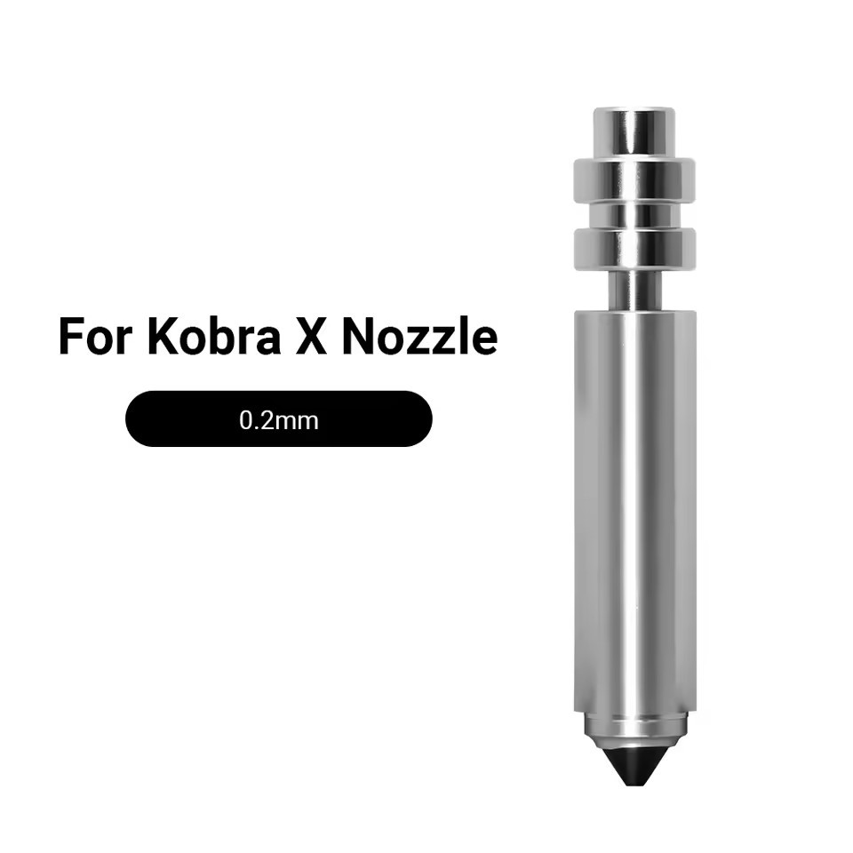 For Anycubic Kobra X 0.2mm~0.8mm Hotend Nozzles 3D Printer Extruder Nozzle Parts