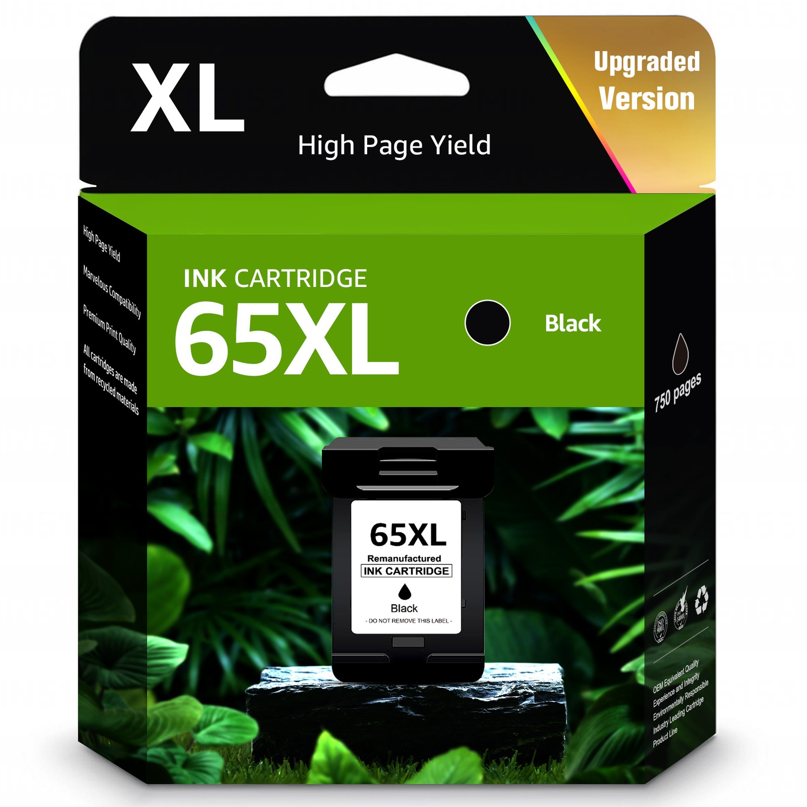 65 XL Black Color Ink Set For HP 65XL Deskjet 2636 2600 3755 ENVY 5055 5052 LOT
