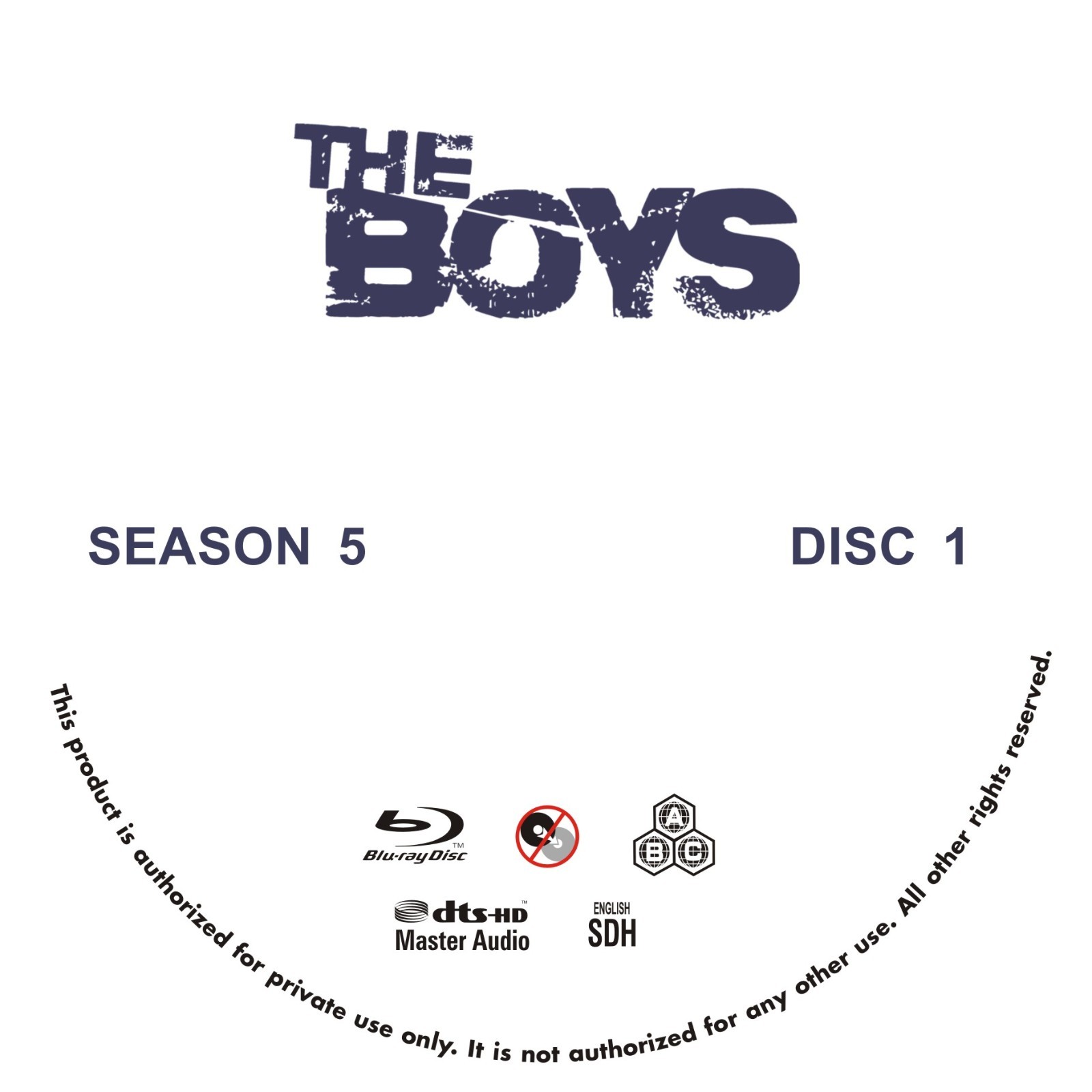 New Sealed Box Set The Boys Season 1-5 Episodes 1-40: [6BD Blu-ray] All Region