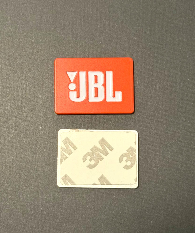 1 Pc Aluminum Sticker Label Emblem Decal for JBL 34mm x 24mm
