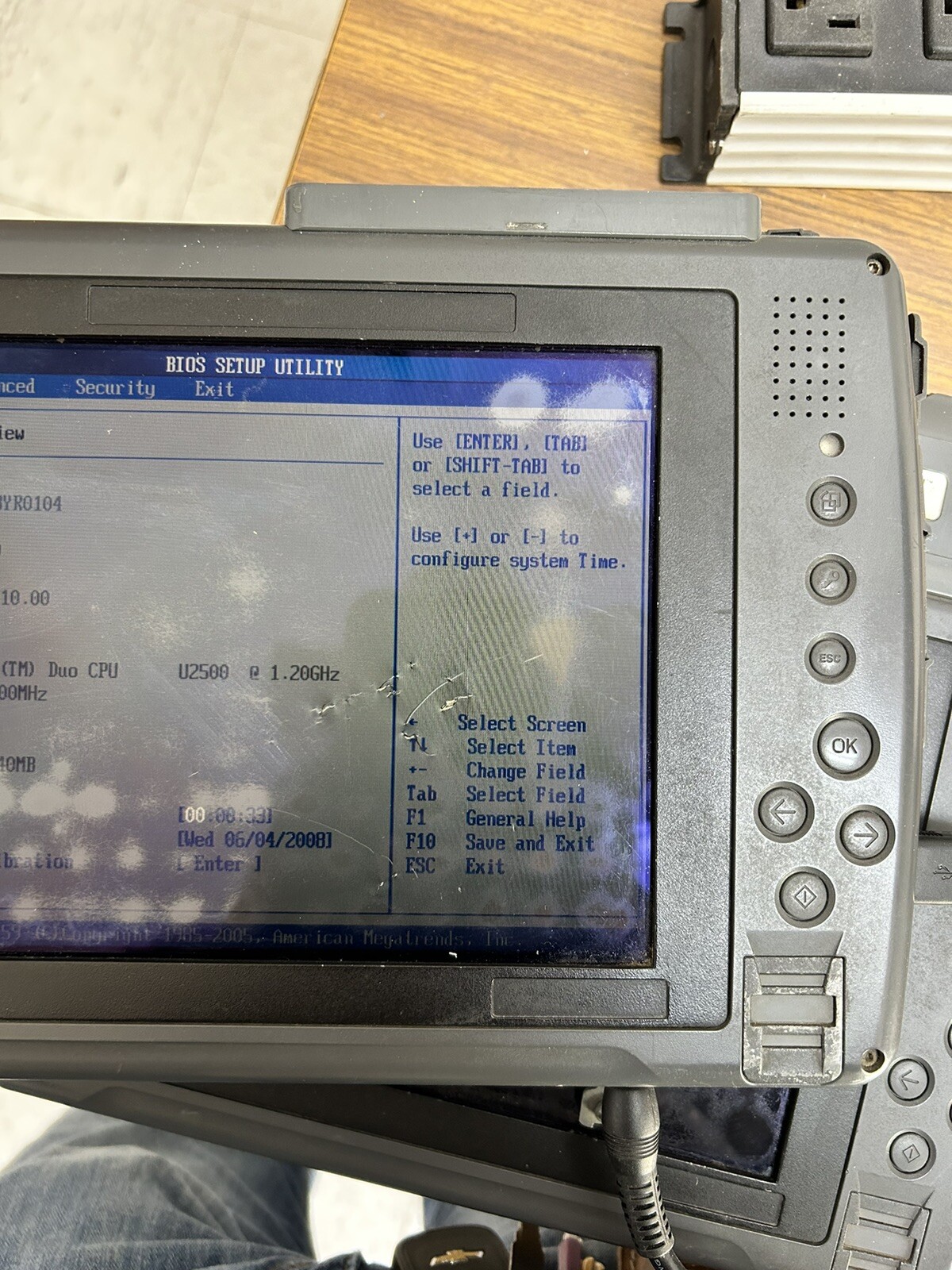 General Dynamics Itronix IX350 Duo Touch Rugged Tablet PC Touchscreen Core Duo