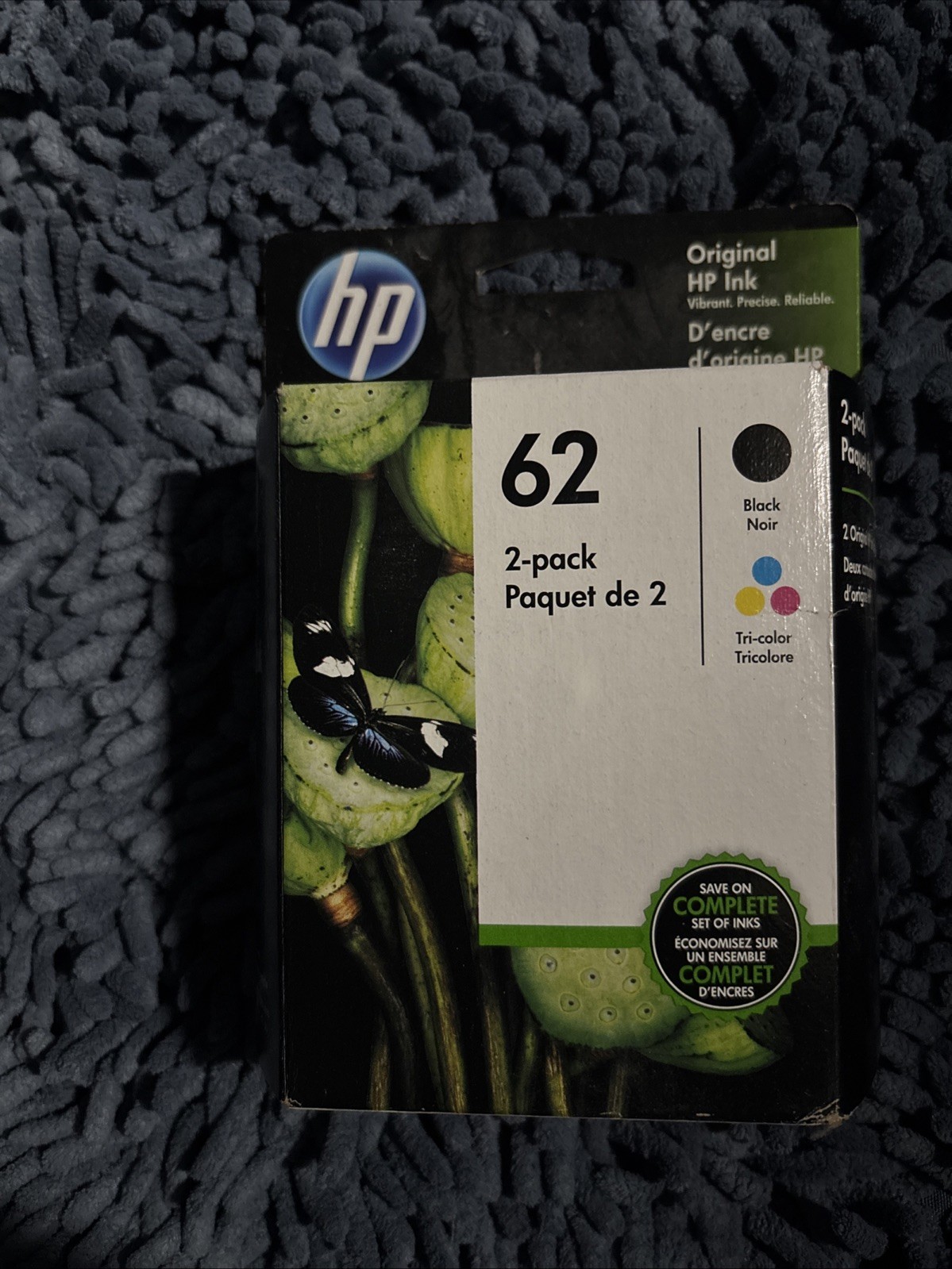 Sealed HP 62 2 Pack