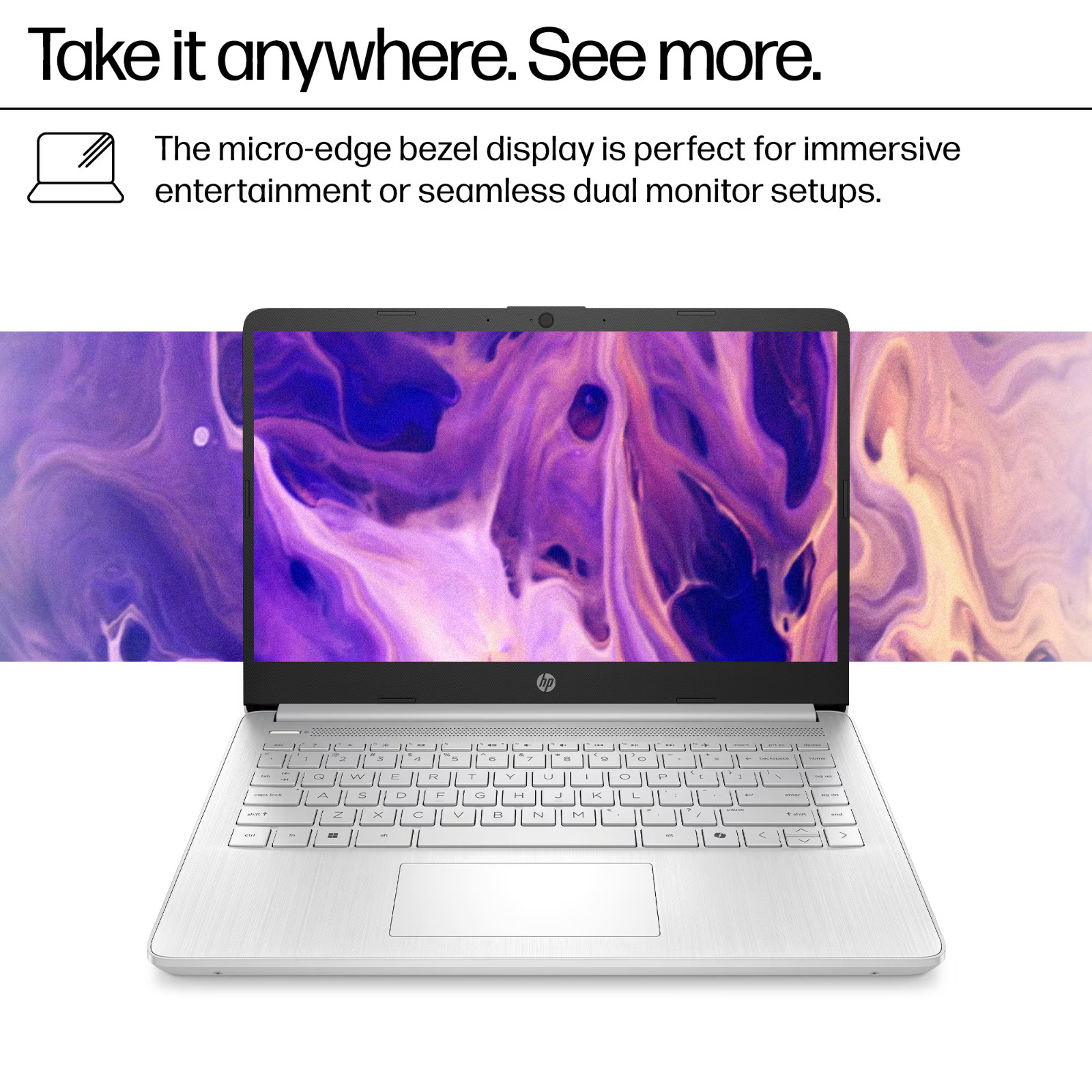 2026 Newest HP Laptop 14″ Quad-Core Intel Processor 8GB RAM 528GB Storage Win 11