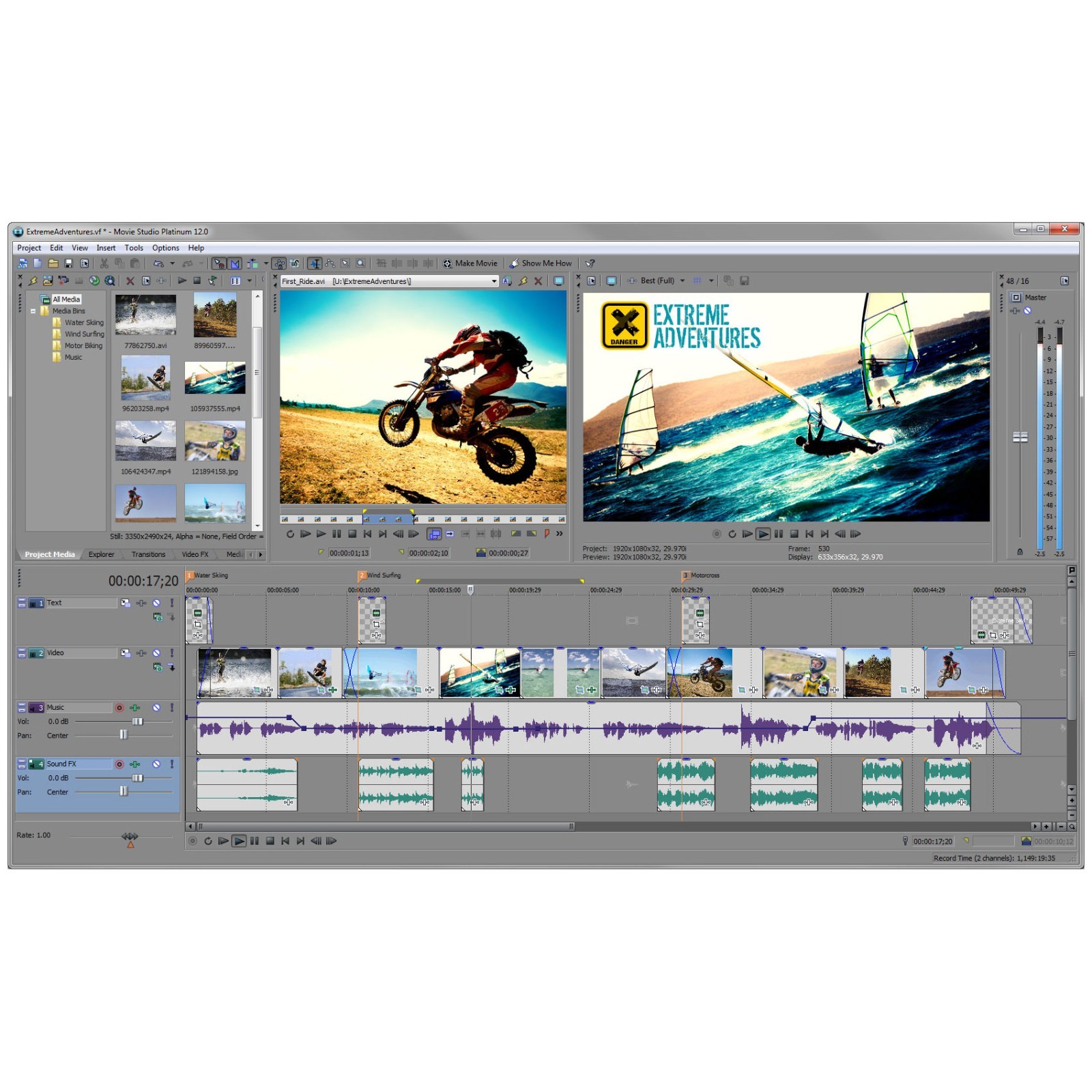 Sony Movie Studio Platinum 12 Suite [Digital/Email Download]