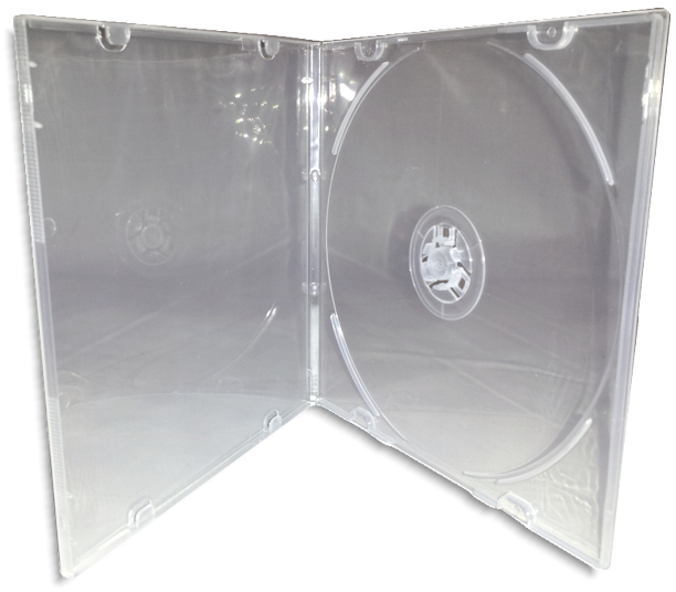 CD/DVD =CLAMSHELLS= SQUARE-SHAPED CD/DVD Cases! 200-Pak