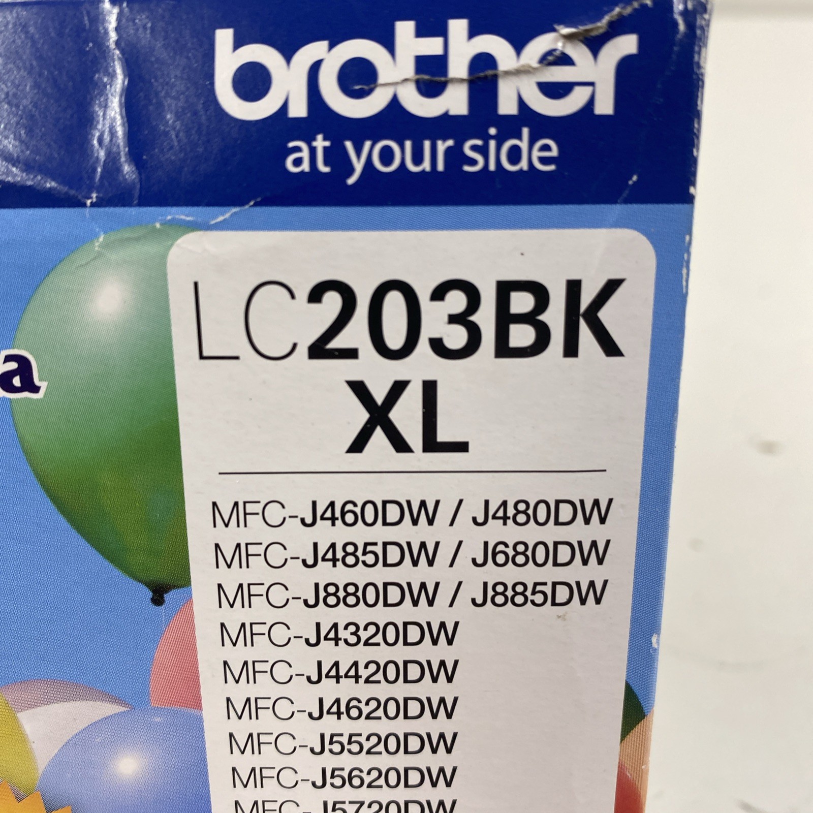 Genuine BROTHER LC203BK XL Black High Yield Ink Cartridge Replacement * 5/2028 *