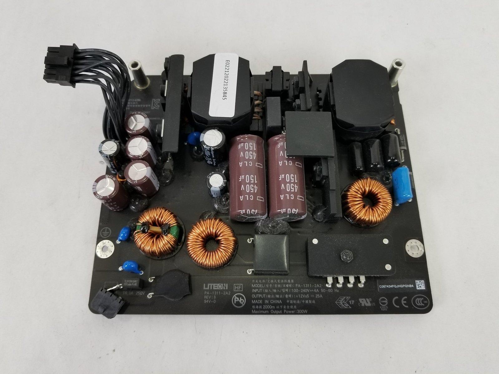 LiteOn PA-1311-2A2 Mini 12-Pin 300W AIO Desktop Power Supply For Apple 27” iMac