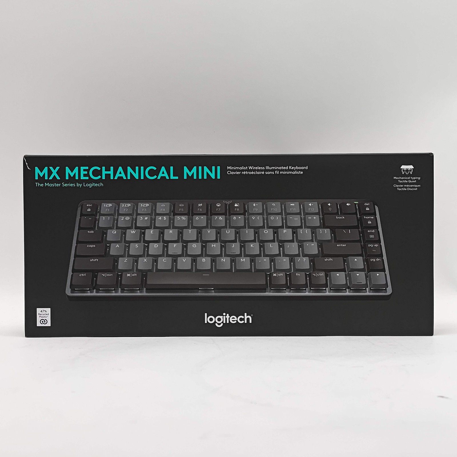 Logitech MX Mechanical Mini Minimalist Wireless Keyboard 920-010550 Tactile Quie