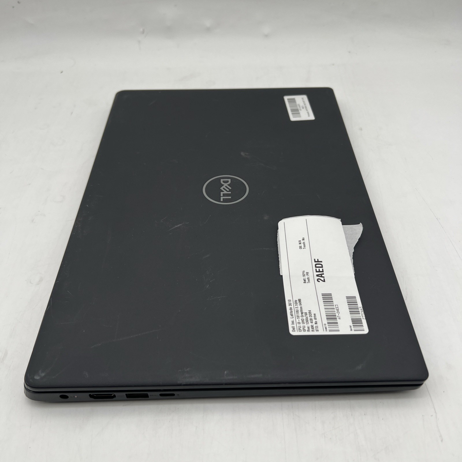 Dell Latitude 3510 15.6″ Intel Core i3 10110U 2.1GHz 4GB RAM No Drive No OS