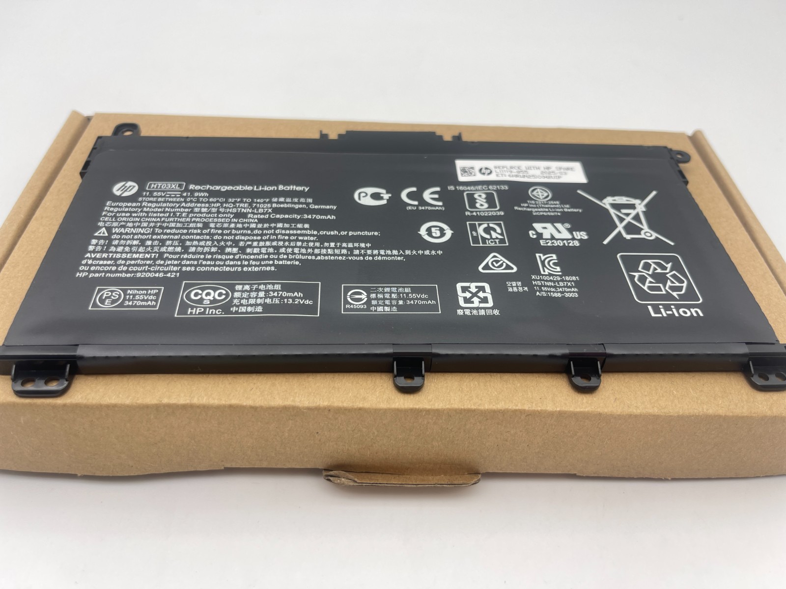 Genuine 41.9Wh HT03XL Laptop Battery for HP Pavilion 14 15 17 Series HSTNN-UB7J