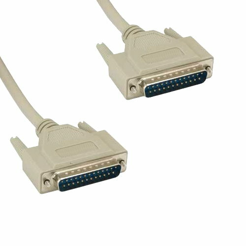 Kentek 3′ Feet DB25 Cable Cord 28 AWG 25 Pin RS232 Serial Parallel SCSI Printer