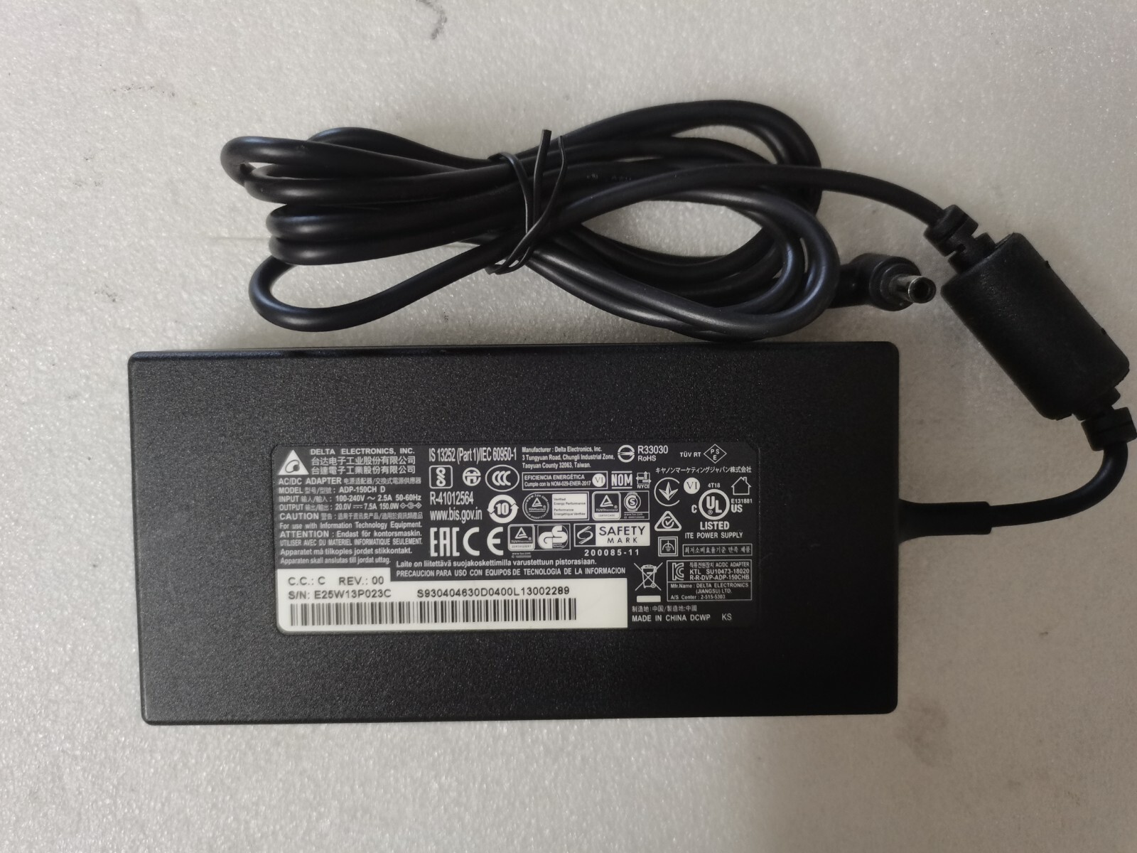 For MSI MS-1P15 USB-C Docking Station Gen 2 150W Delta 20V 7.5A ADP-150CH D OEM