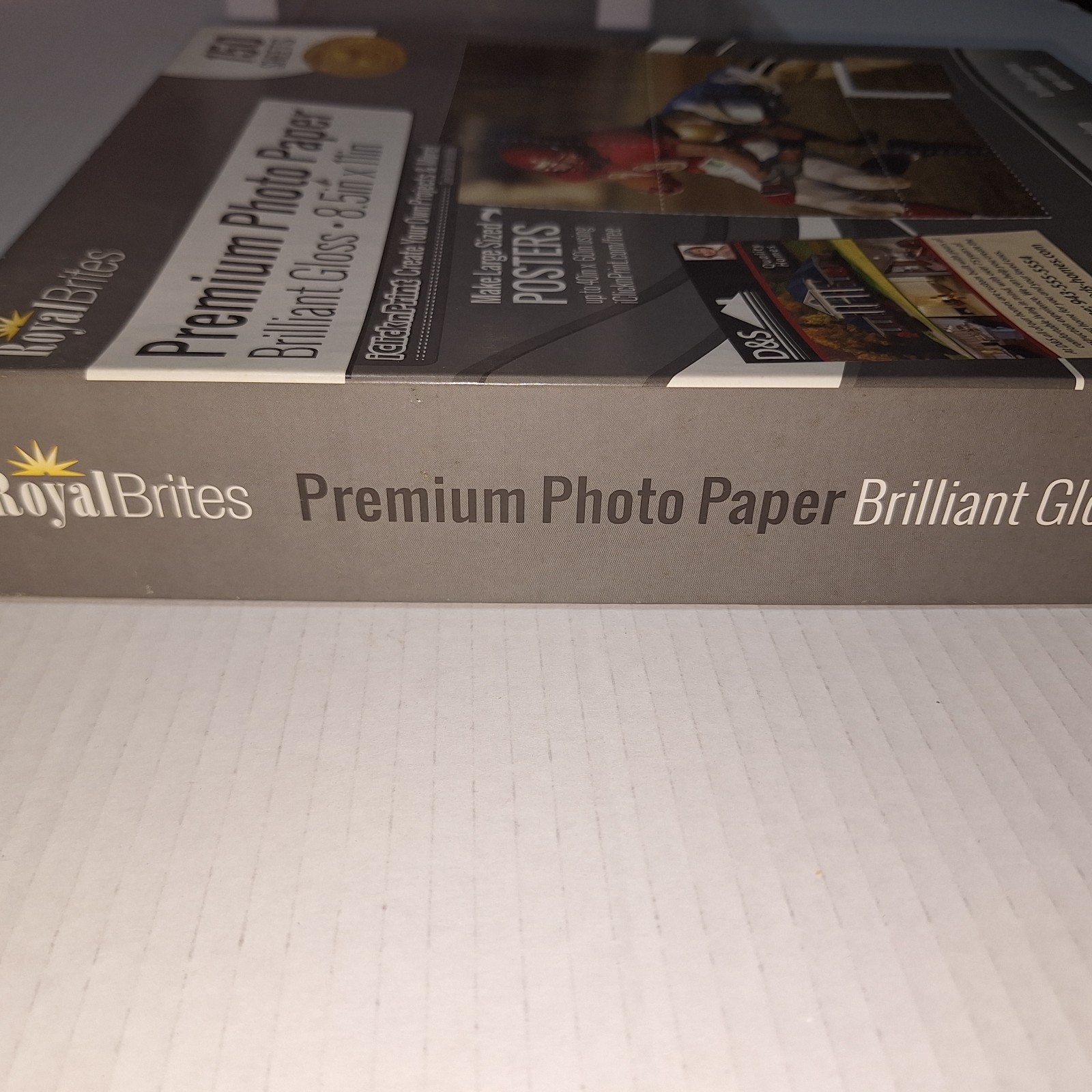 Royal Brites Photo Paper 8.5 x 11 Brilliant Gloss Premium Open Box READ DESC.