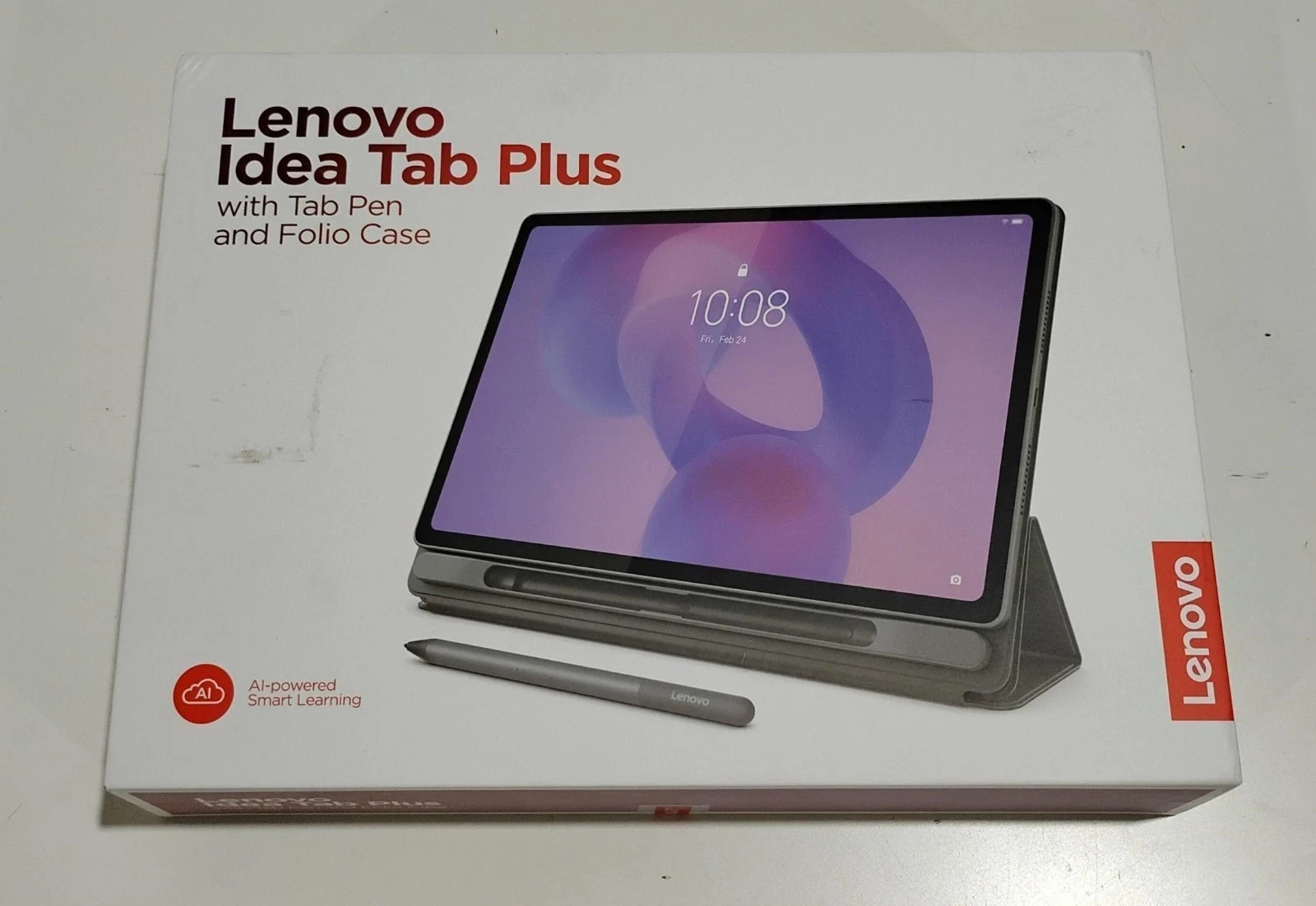 Lenovo Idea Tab Plus + Tab Pen + Folio Case Bundle, 12.1″ 3K Touch, 128GB MR