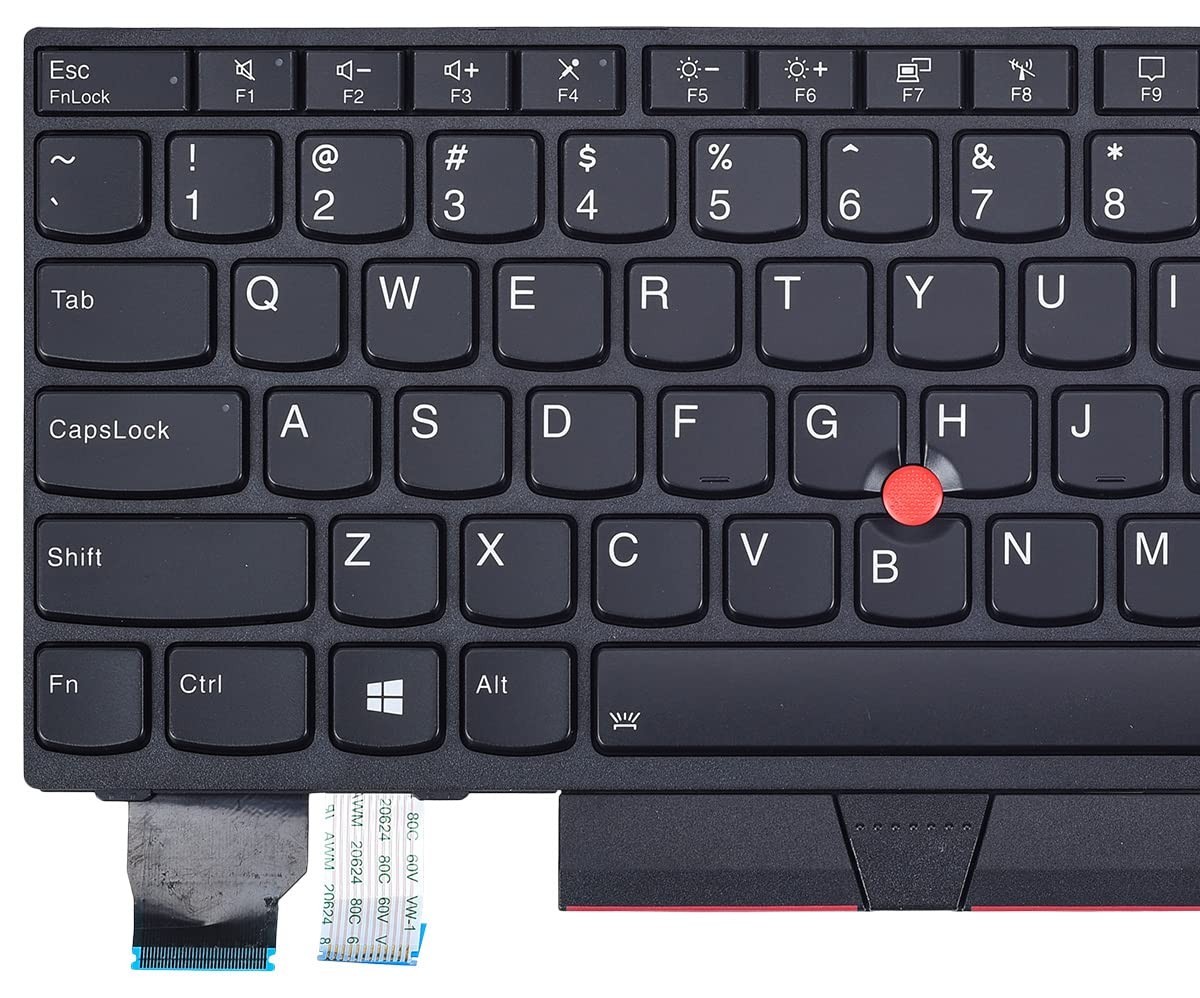 Backlit Replacement Keyboard for ThinkPad X280 X390 L13 X13 Yoga – US Layout P/N