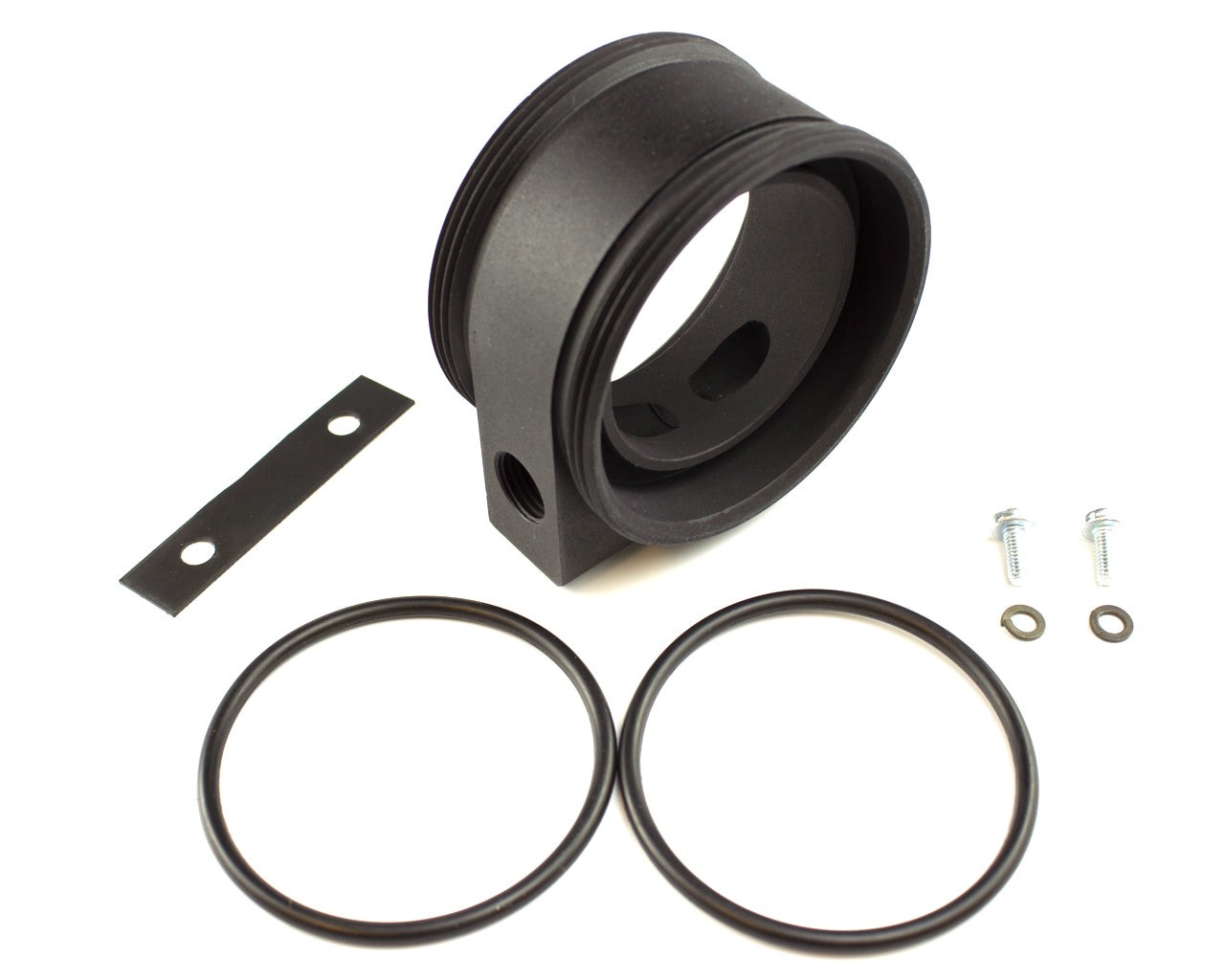 PrimoChill CTR Phase II PassThru Coupler – Black POM CTR2-COUP-BK