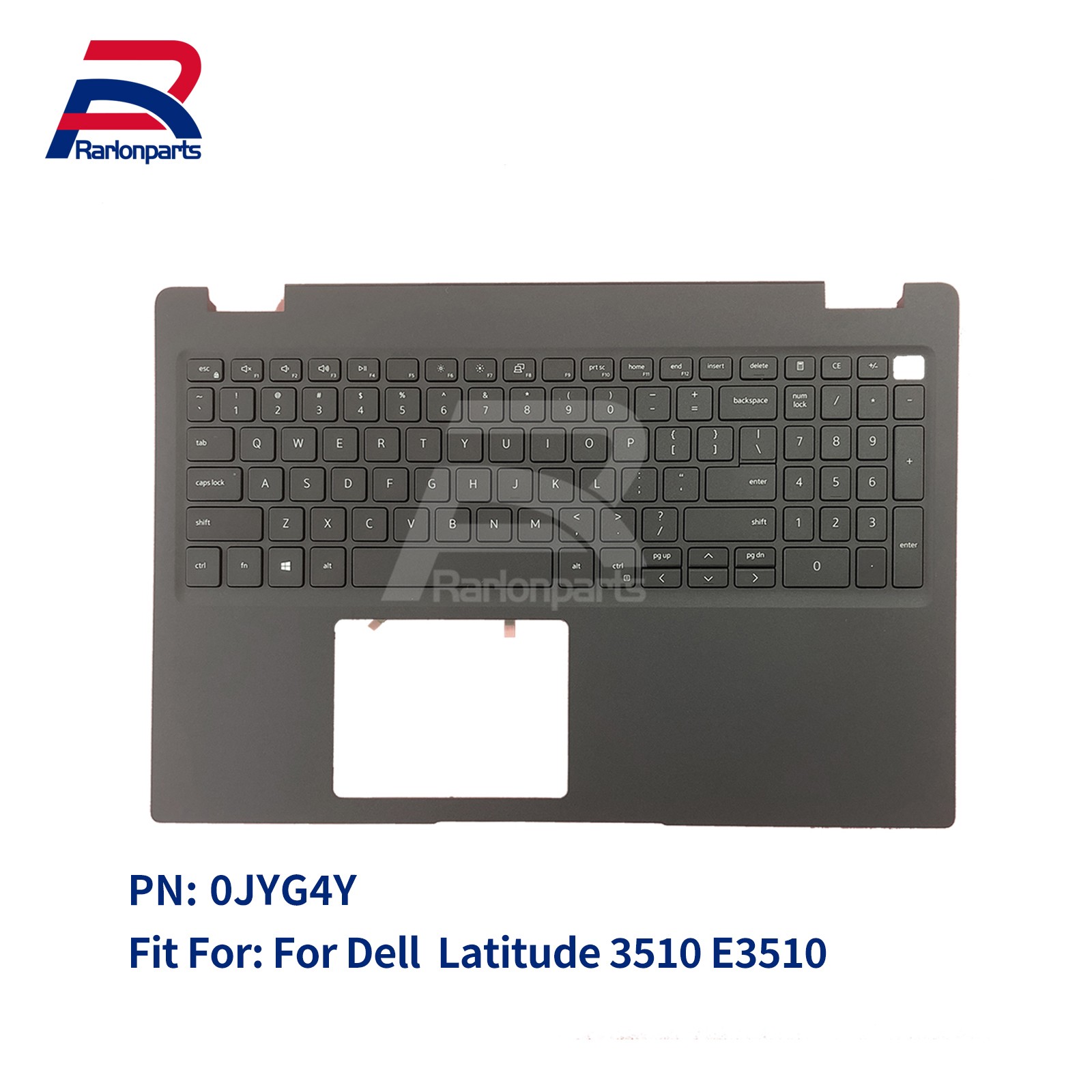 New For Dell Latitude 3510 E3510 Palmrest Cover w/Non-Backlit Keyboard 0JYG4Y US