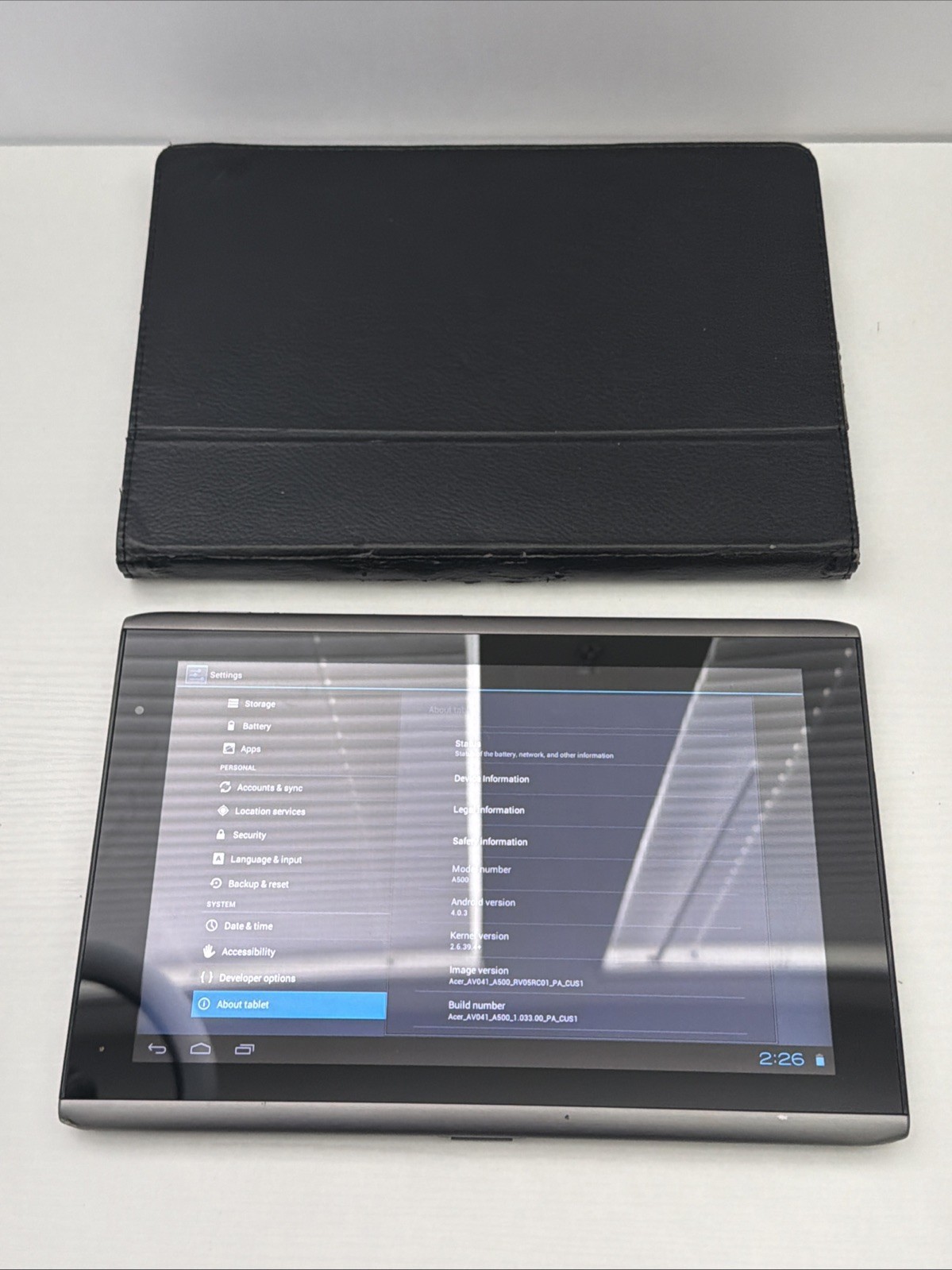 Acer Iconia A500 16GB 10.1″ Wifi Tablet – Tested – Free Shipping – Read Desc