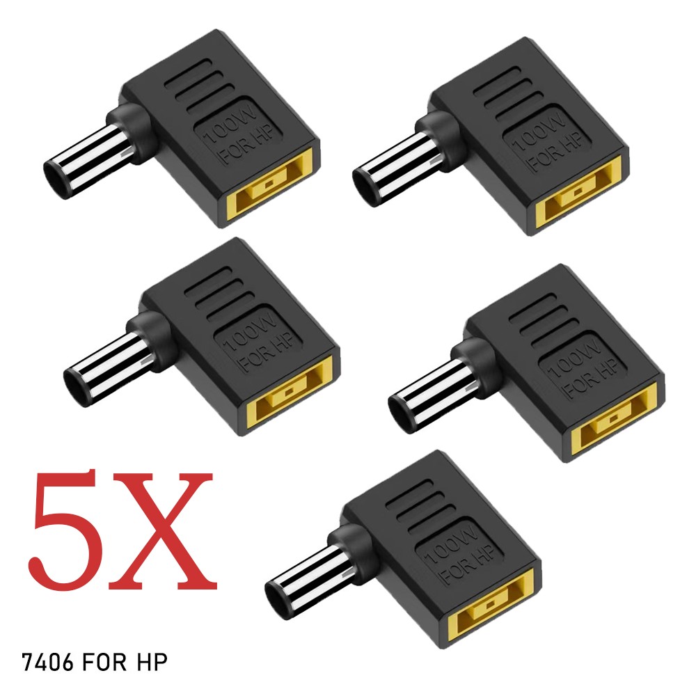 5x 100W 11mm/Female 1145 Laptop Charger Converter Power Charging Cable Adapter