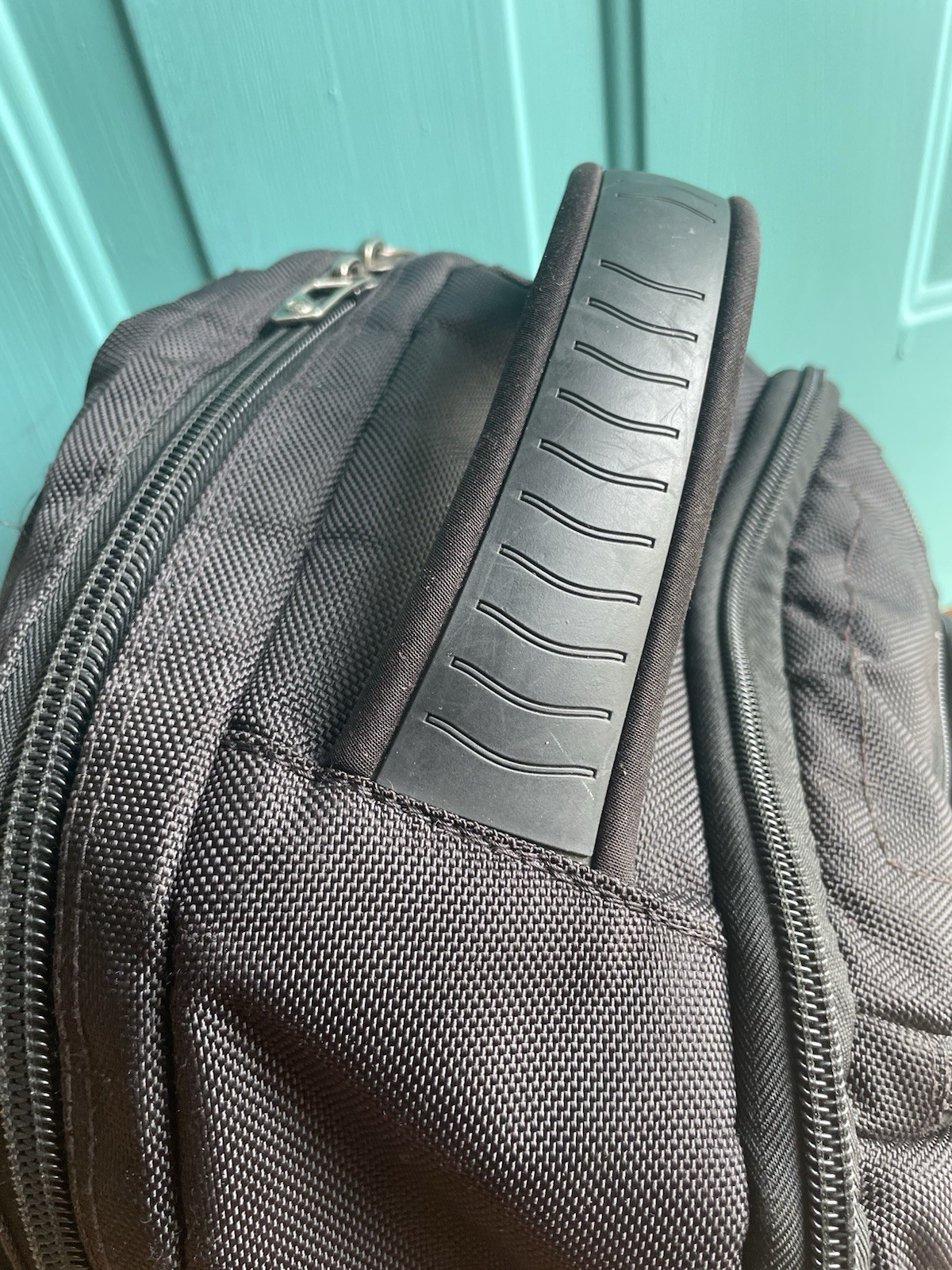 SwissDigital AG Black Backpack Laptop School Travel Book Bag Multiple Pockets