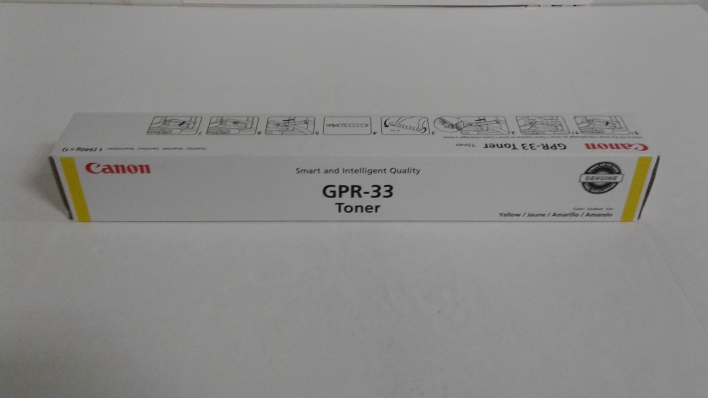 Canon GPR-33 Toner 2804B003, Yellow for Canon IR Advance C7270