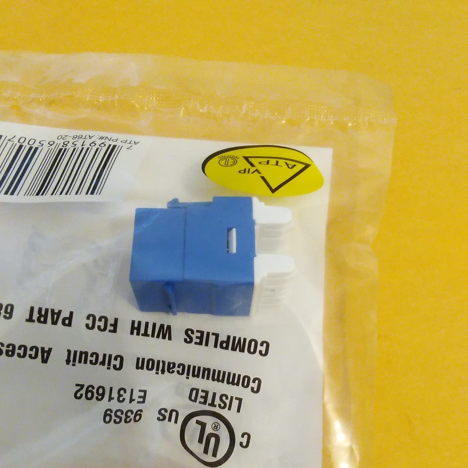 5 pcs ALLEN TEL Cat 6 High Density Jack Module, Blue AT66-20