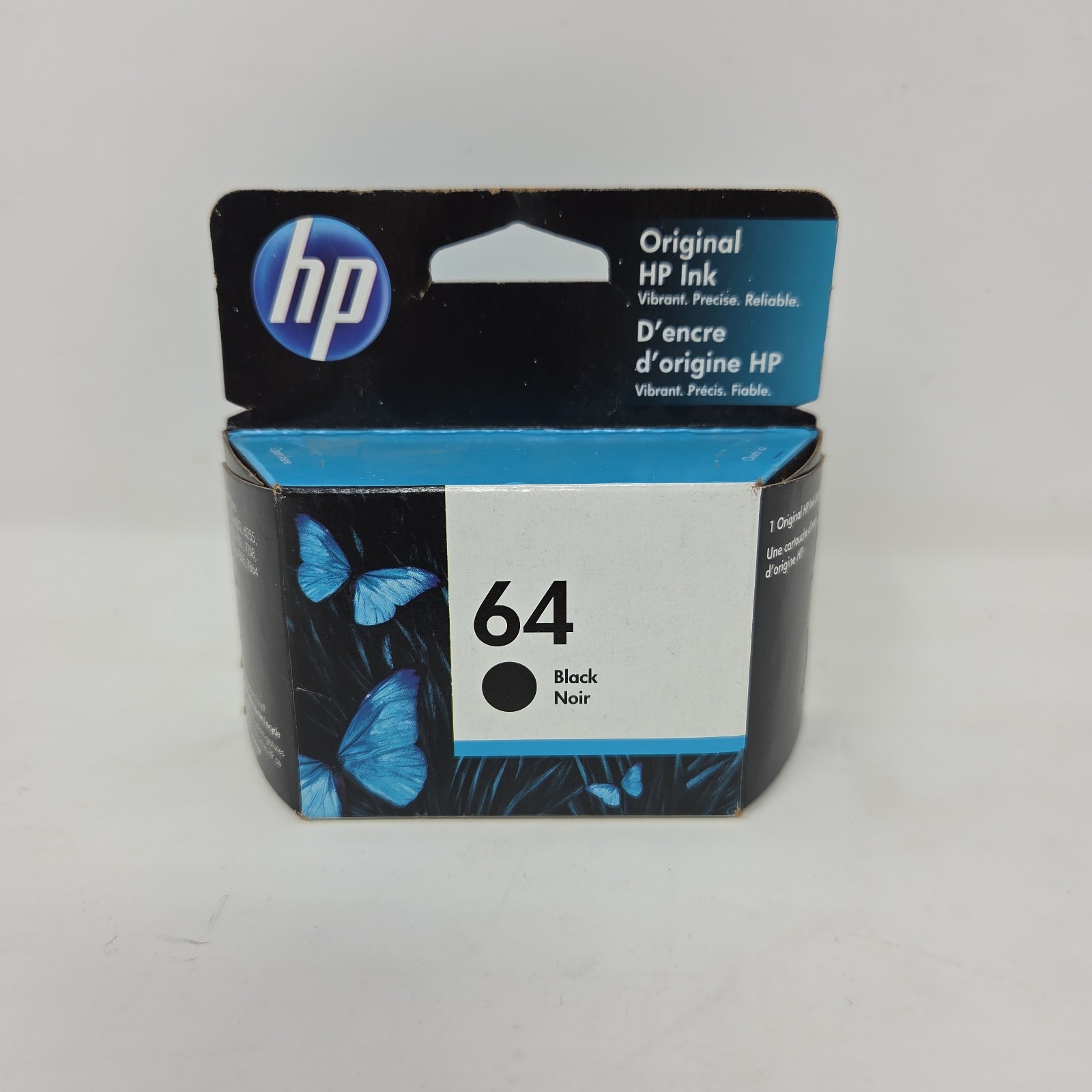 HP 64: Black Ink Cartridges N9J90AN EXP. OCT 2022 NEW SEALED