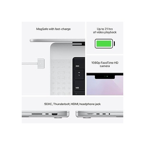Apple MacBook Pro 2021 Mk1e3ll/a M1 Pro 16GB RAM 512GB SSD – Excellent
