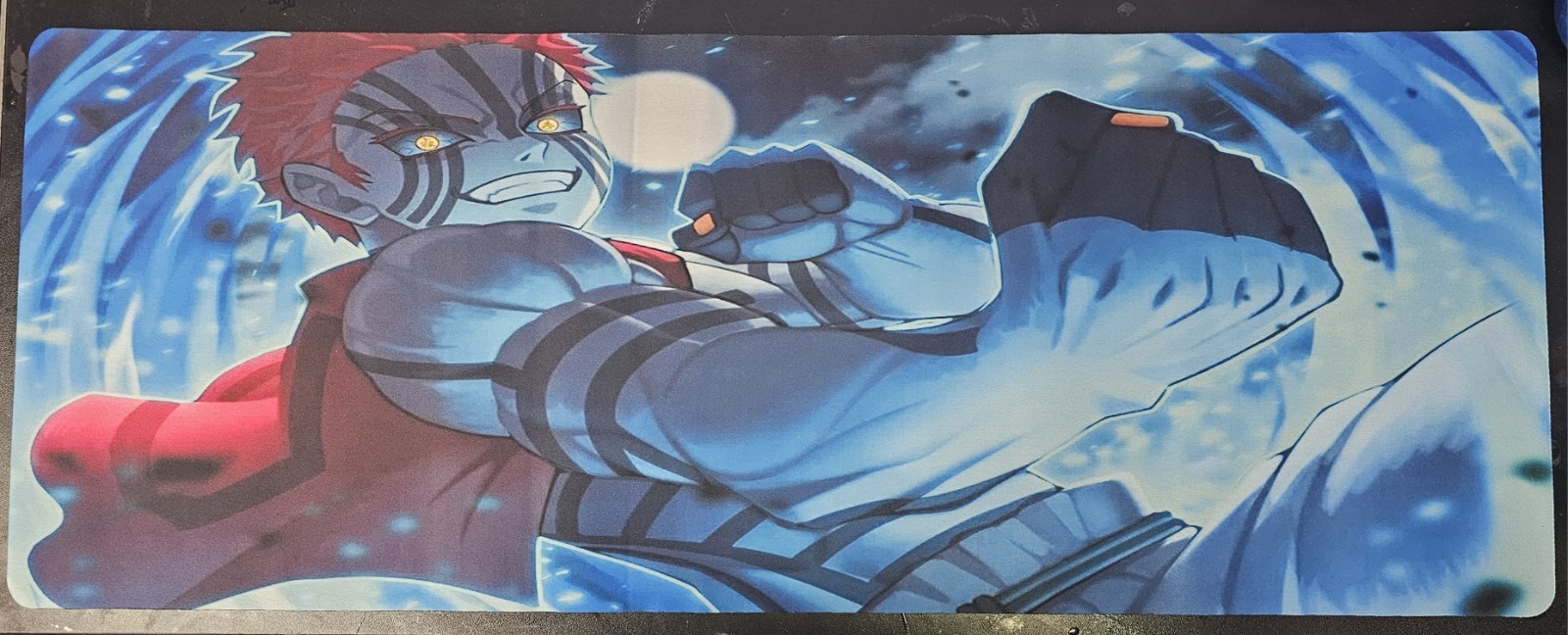 Demon Slayer Kimetsu no Yaiba AKAZA Desk Gaming Pad 11.81×31.5inch (30x80cm)