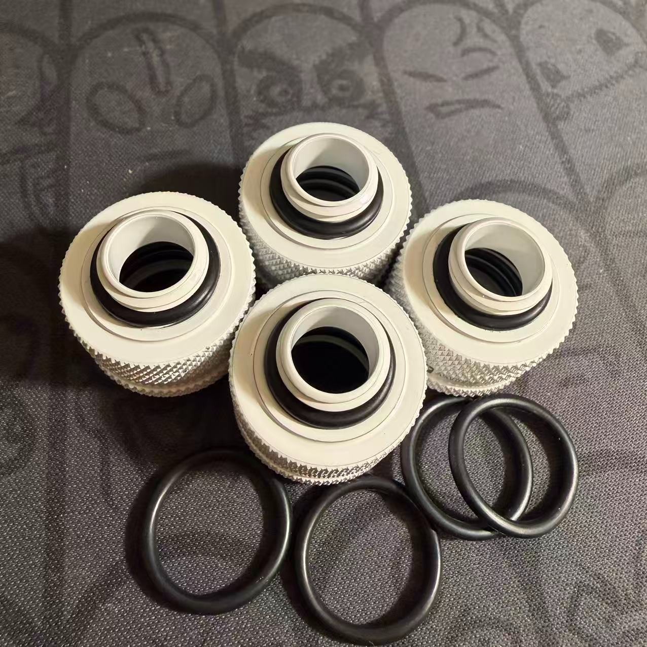 4 Pcs Barrow G1/4″ Compression Fitting For 16mm OD Rigid Tube TYKN-K16 V4 #1607